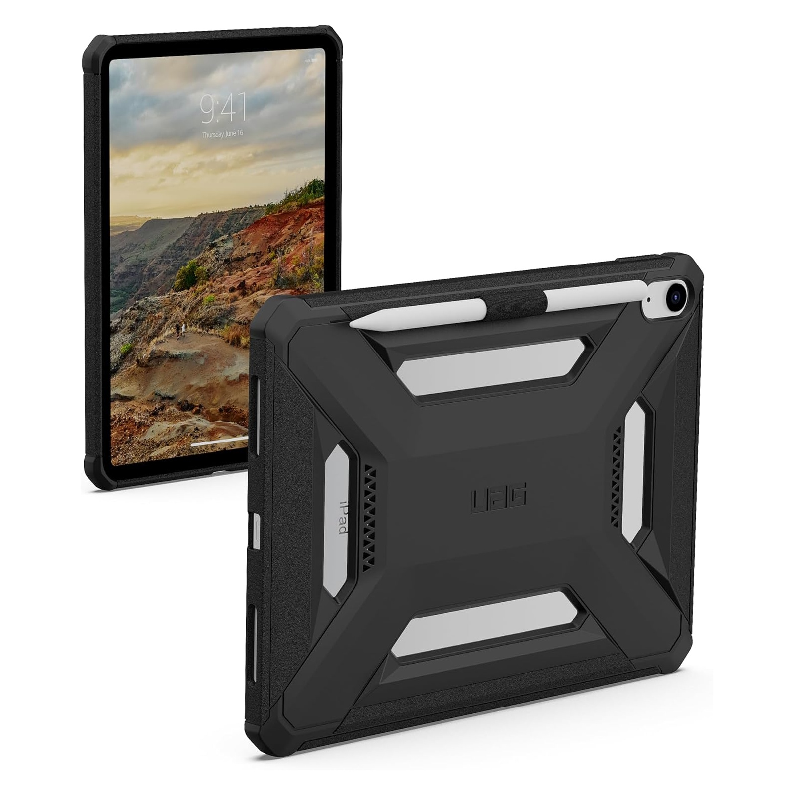 UAG Scout LT backcover voor de Apple iPad 11 (2025) 11 inch A16 / iPad 10 (2022) 10.9 inch - Black