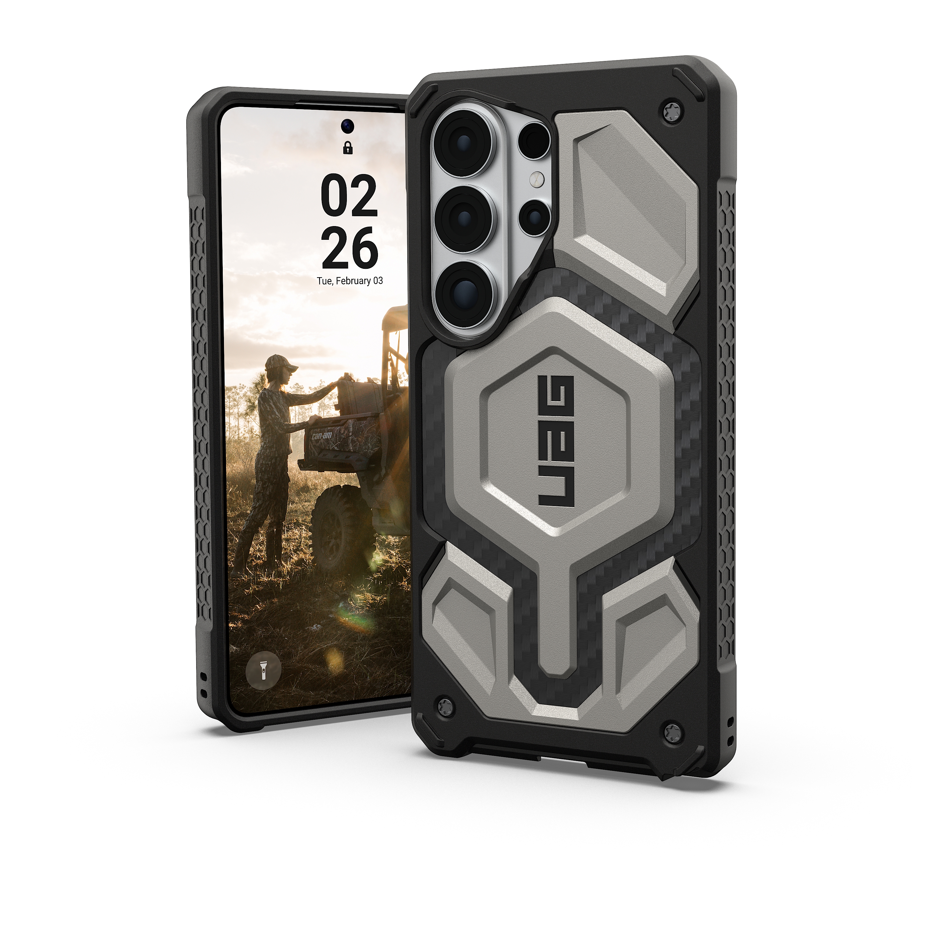 UAG Coque arrière Monarch Pro Samsung Galaxy S26 Ultra - Titanium