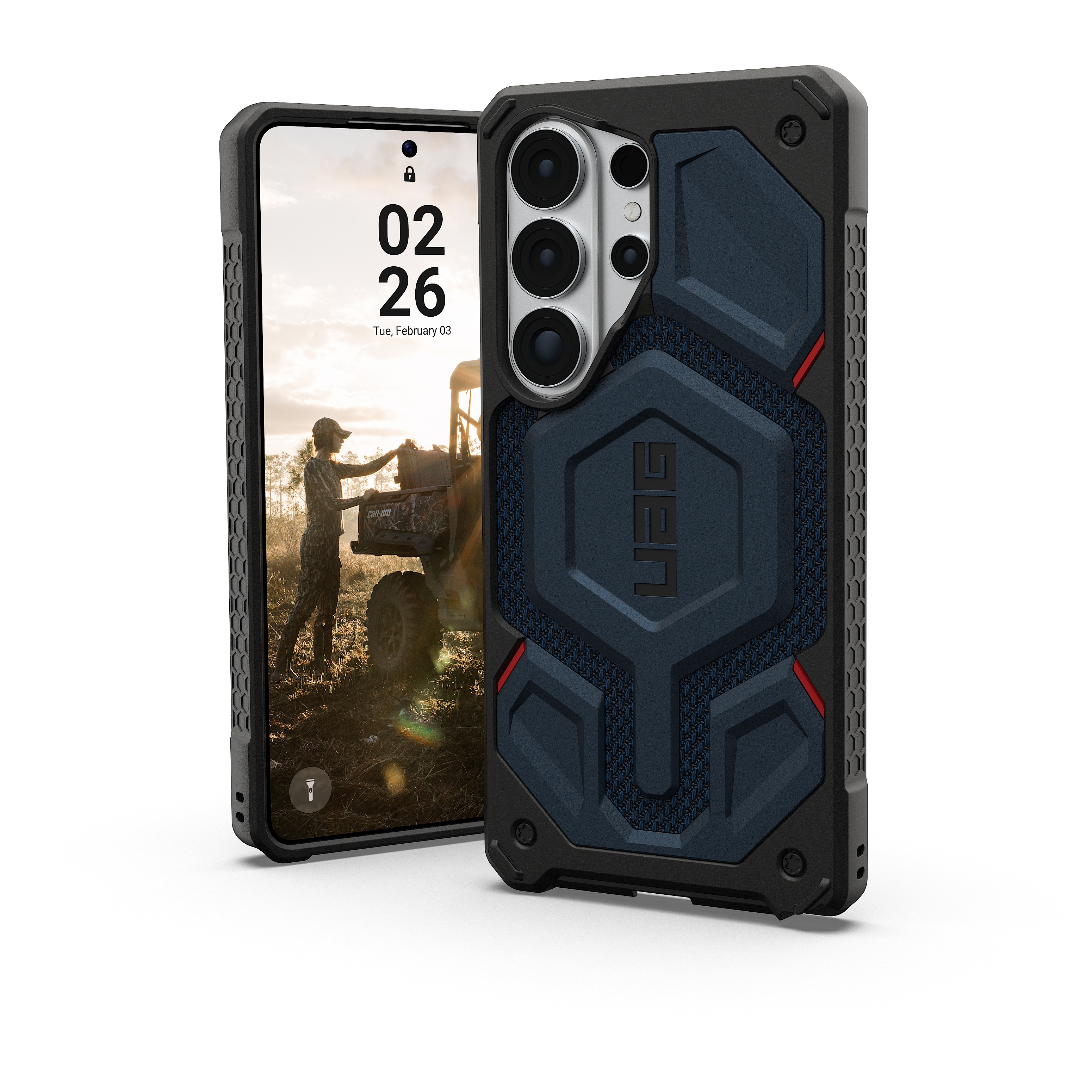 UAG Coque arrière Monarch Pro Samsung Galaxy S26 Ultra - Kevlar Mallard