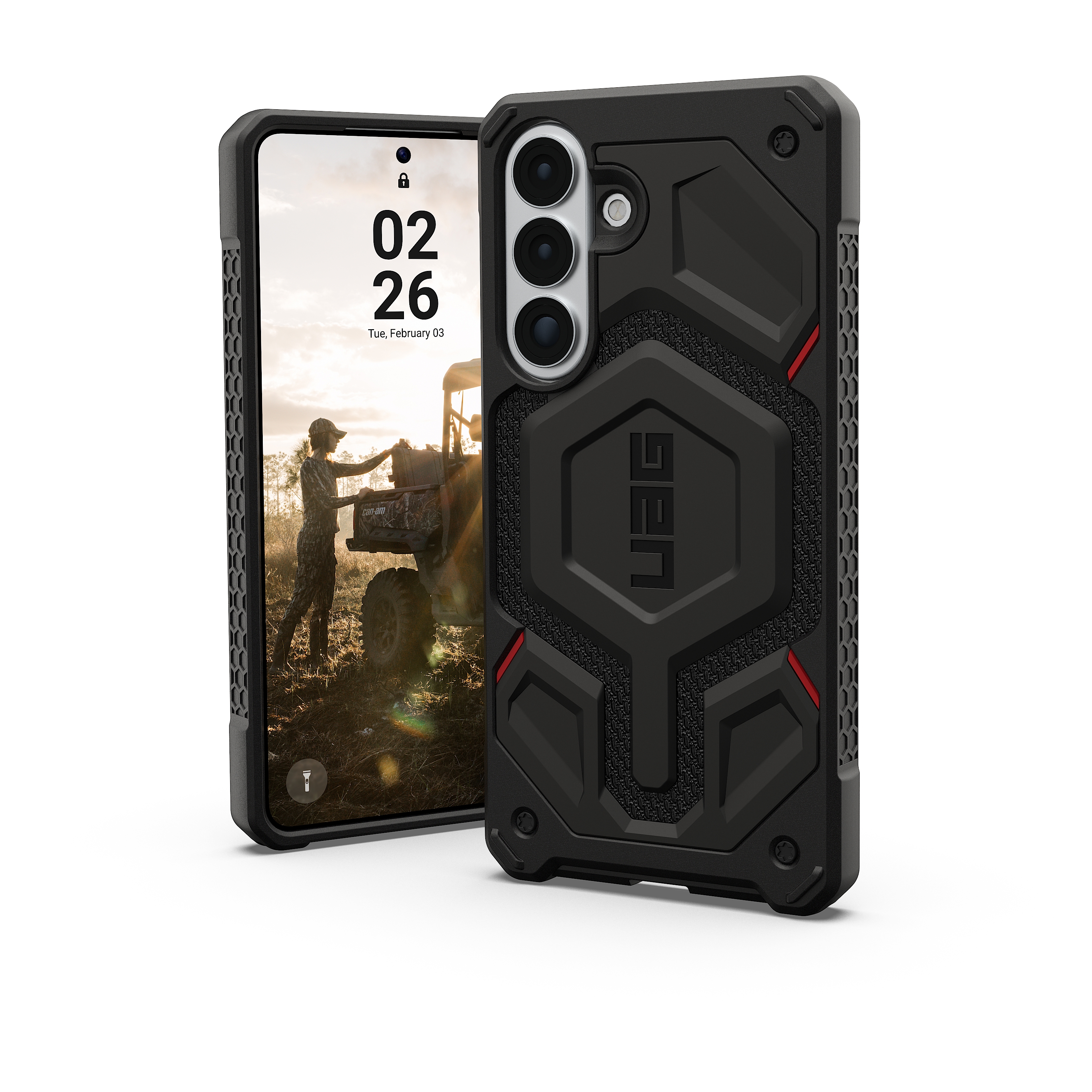 UAG Coque arrière Monarch Pro Samsung Galaxy S26 Plus - Kevlar Black
