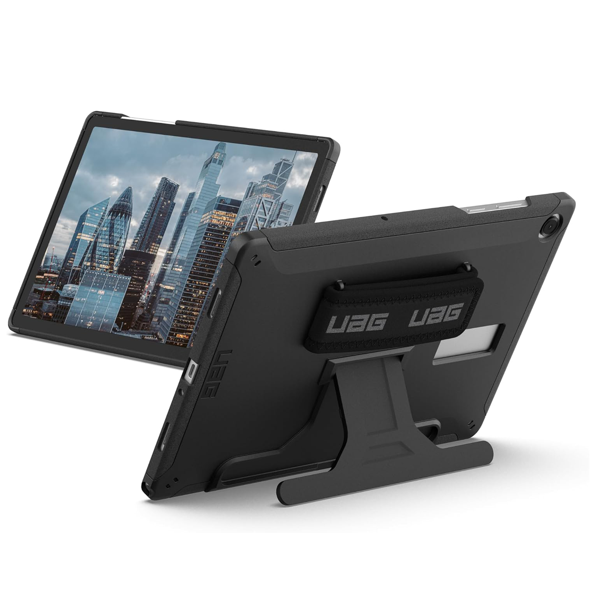 UAG Coque Scout Handstrap Samsung Galaxy Tab A11 Plus / A9 Plus - Noir