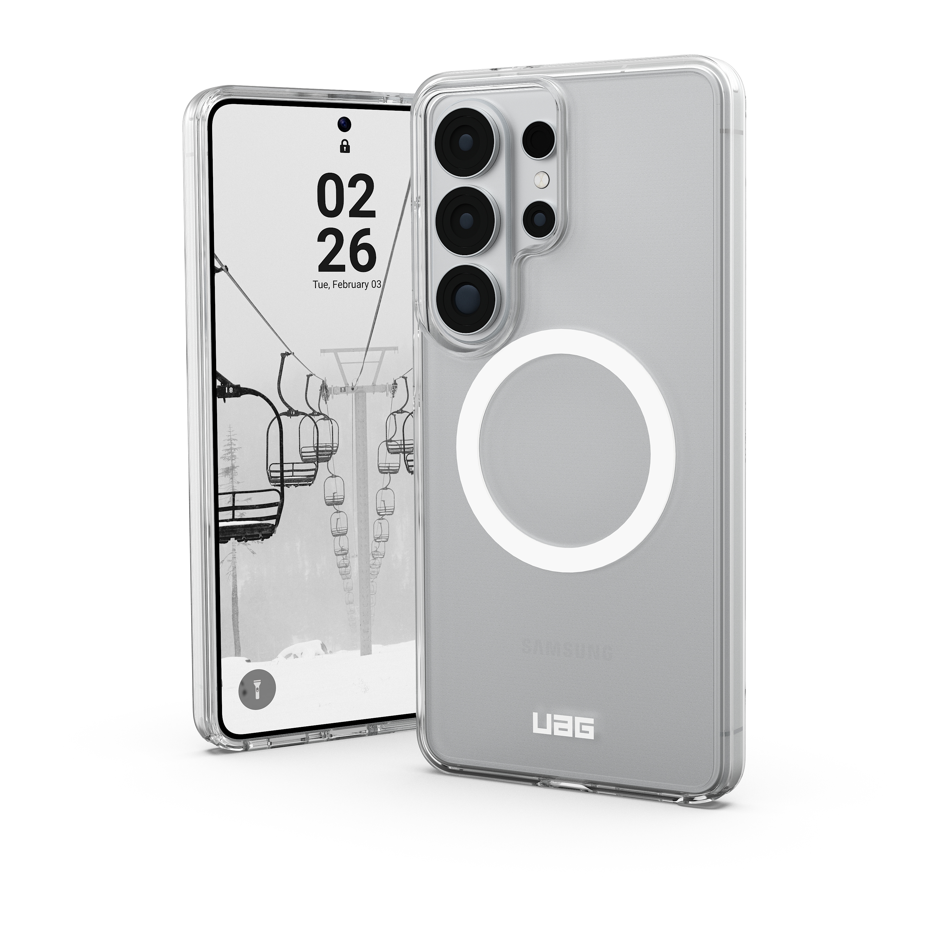 UAG Coque Scout avec MagSafe Samsung Galaxy S26 Ultra - Ice White