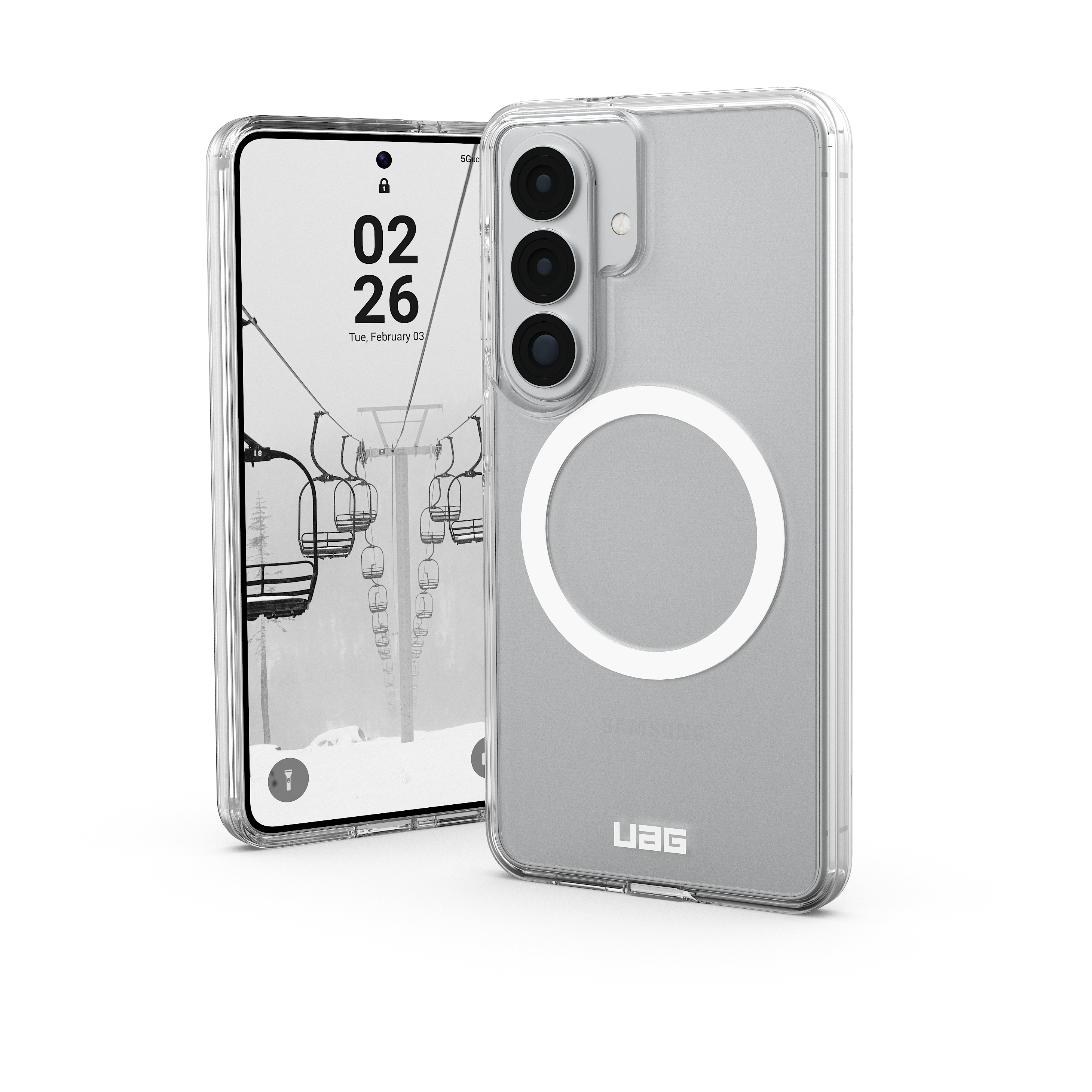 UAG Coque Scout avec MagSafe Samsung Galaxy S26 Plus - Ice White
