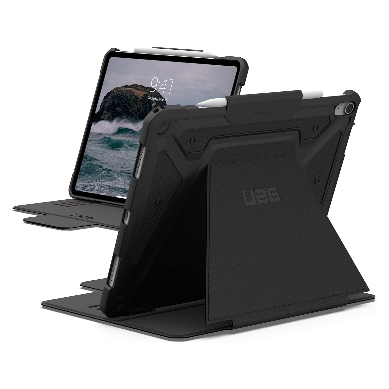 UAG Metropolis Bookcase voor de Apple iPad Air 13 inch (2026) M4 / (2025) M3 / (2024) M2 - Black