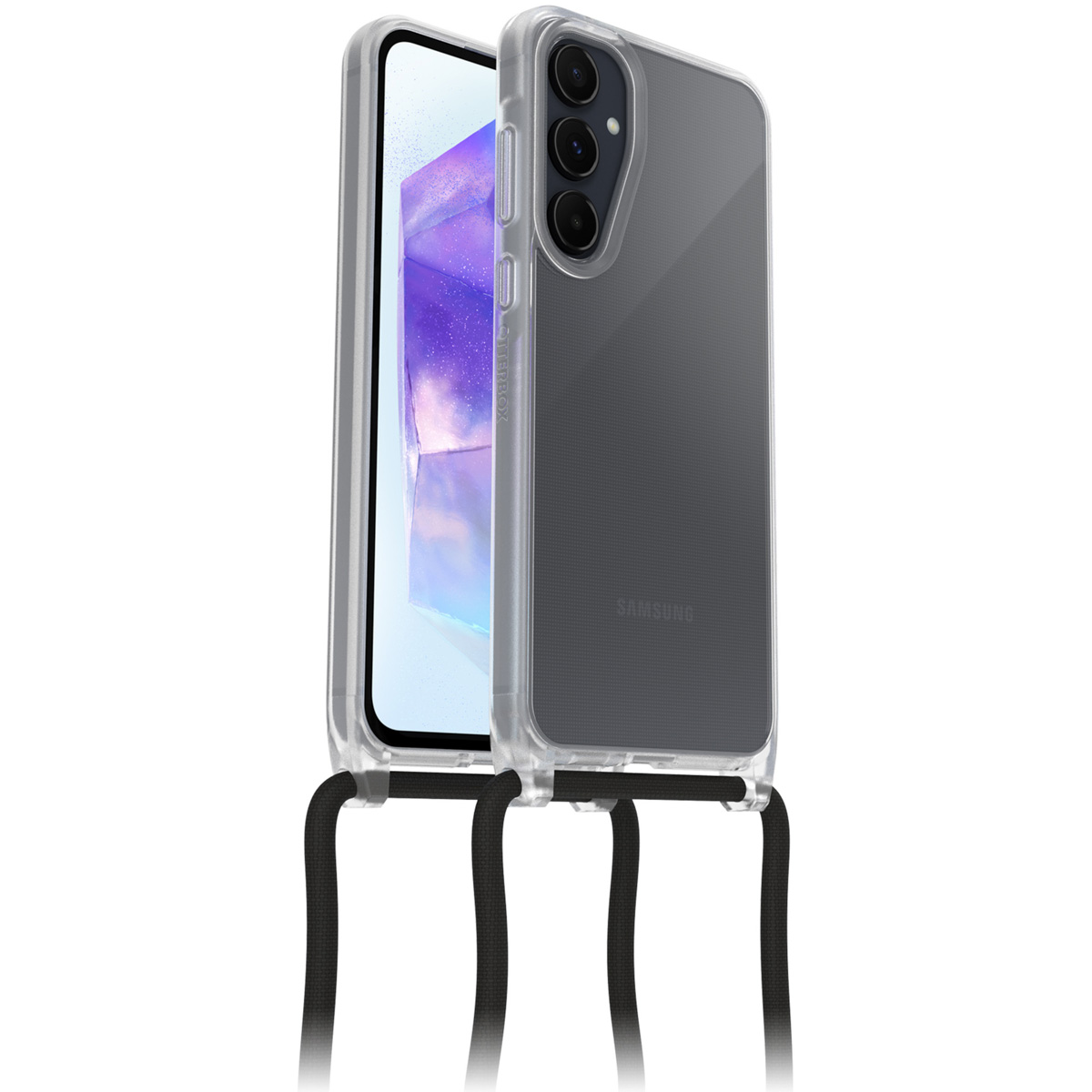 OtterBox Coque arrière React Necklace Samsung Galaxy A55 - Transparent