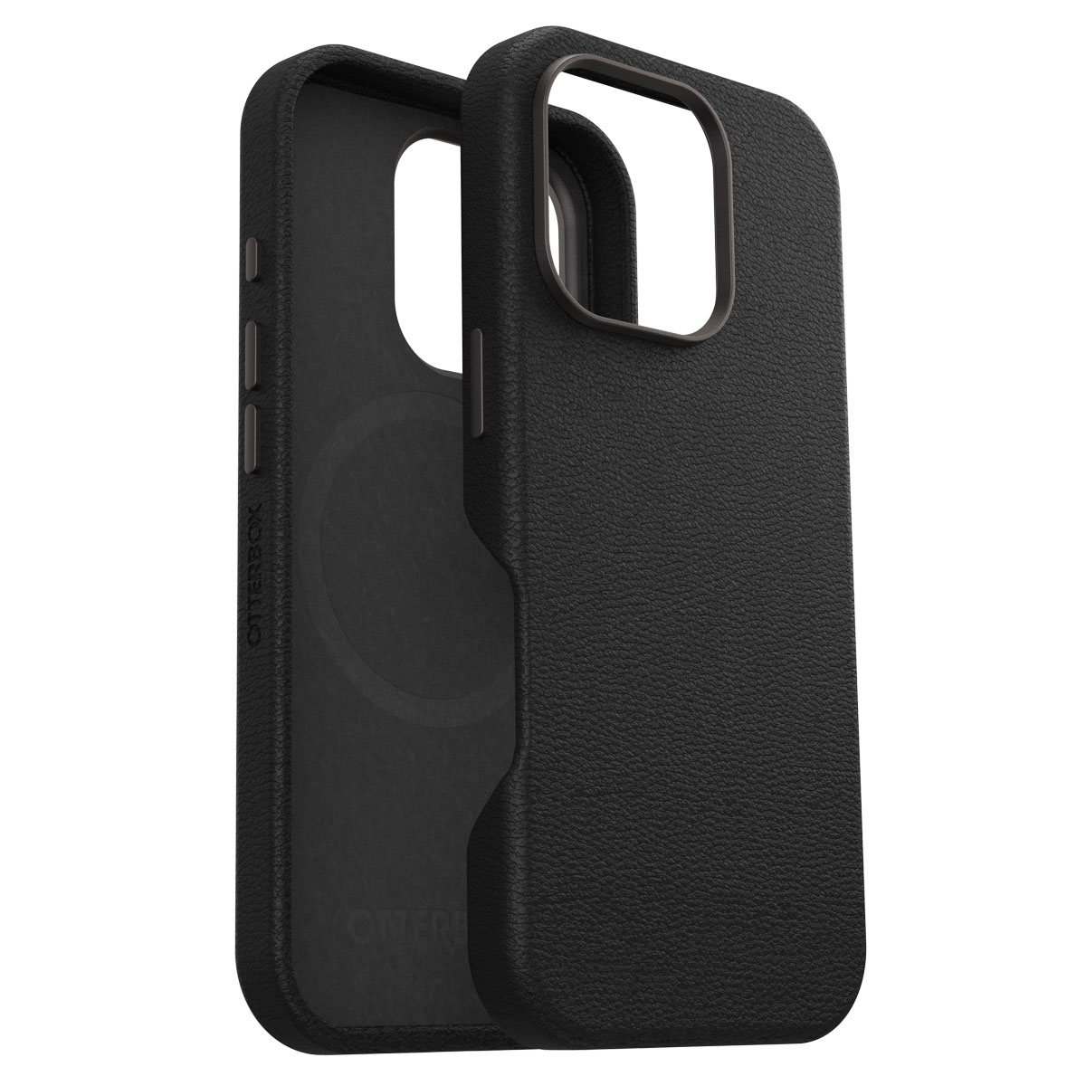 OtterBox Symmetry Kaktusleder Hülle Für IPhone 16 Pro Noir Ash Black