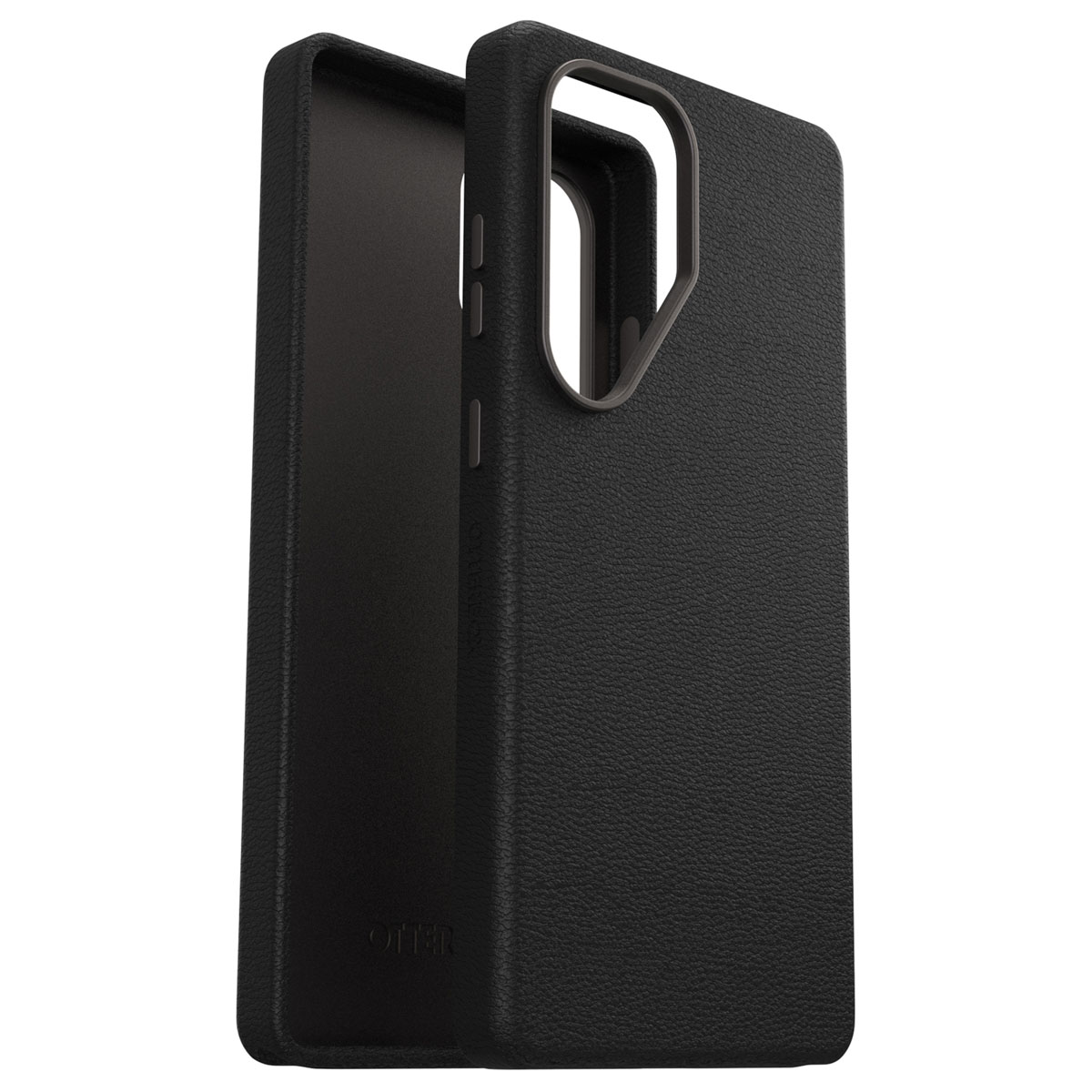 OtterBox Coque en cuir de cactus Symmetry Samsung Galaxy S25 Ultra - Noir Ash