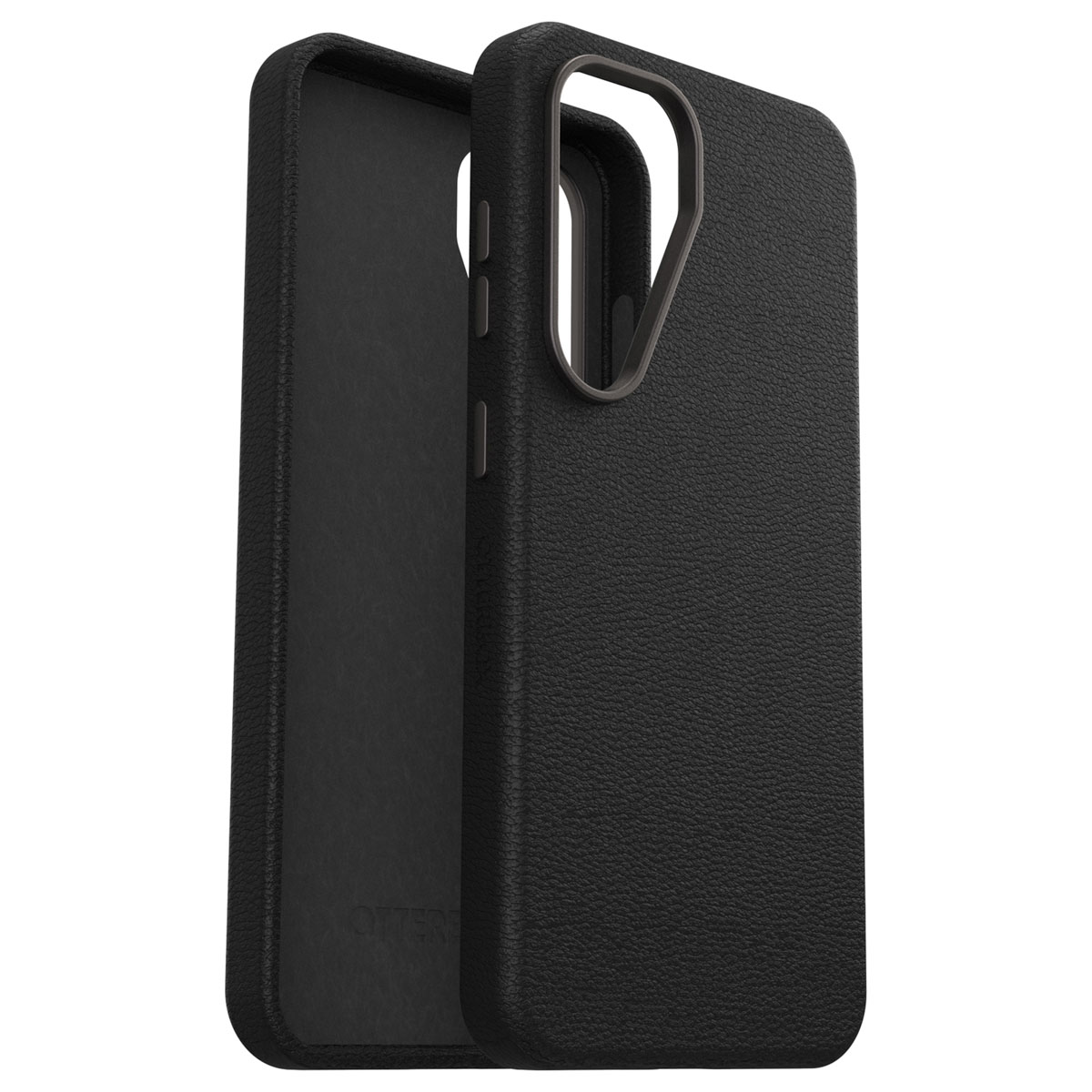 OtterBox Coque en cuir de cactus Symmetry Samsung Galaxy S25 - Noir Ash