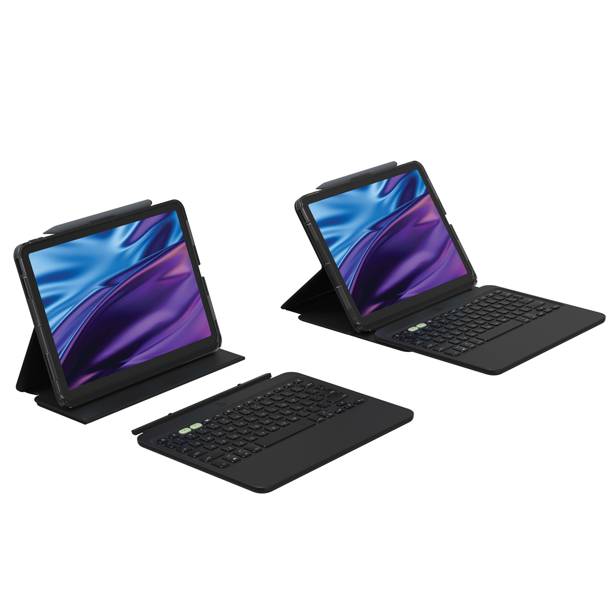 ZAGG Coque clavier tablette Pro Keys 2 Apple iPad Air 11 pouces (2026) M4 / (2025) M3 / (2024) M2 - AZERTY / FR - Noir