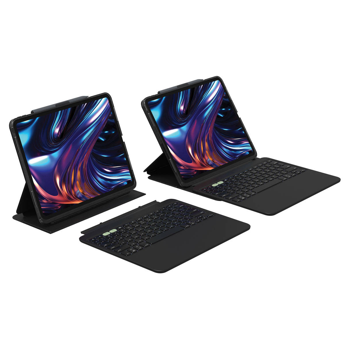 ZAGG Coque clavier tablette Pro Keys 2 Apple iPad Pro 13 (2025) M5 / (2024) M4 - AZERTY / FR - Noir