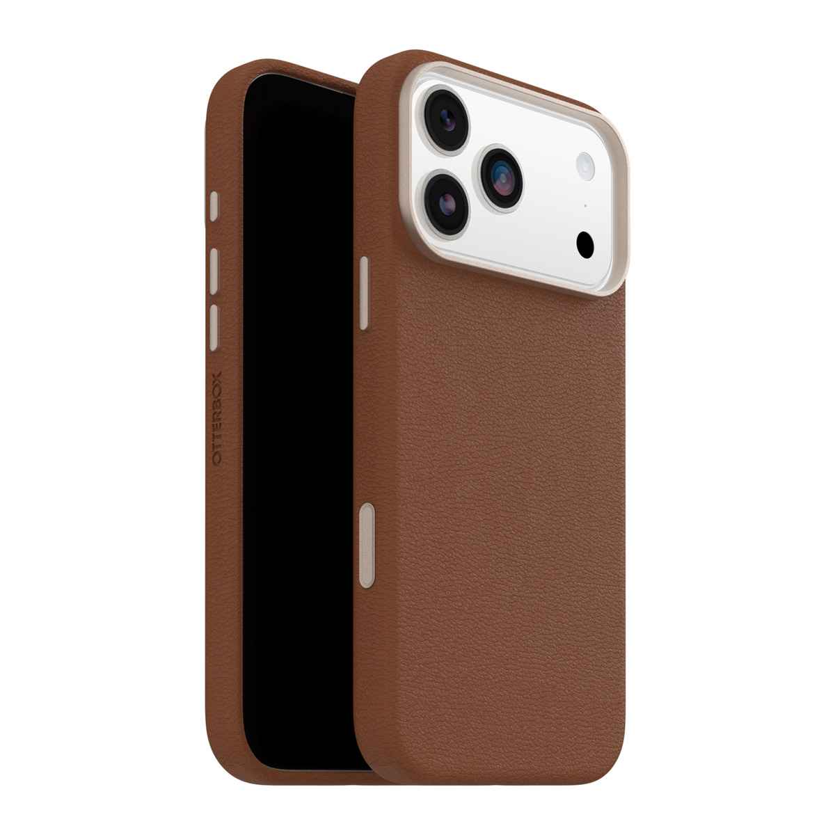 OtterBox Coque en cuir de cactus Symmetry MagSafe Apple iPhone 17 Pro Max - Desert Sadle