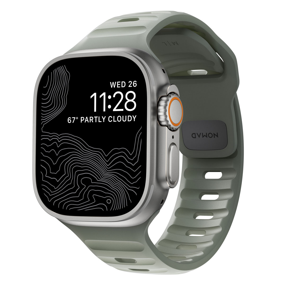 Nomad Bracelet Sport FKM Apple Watch | 44/45/46/49 mm - Coastal Rock