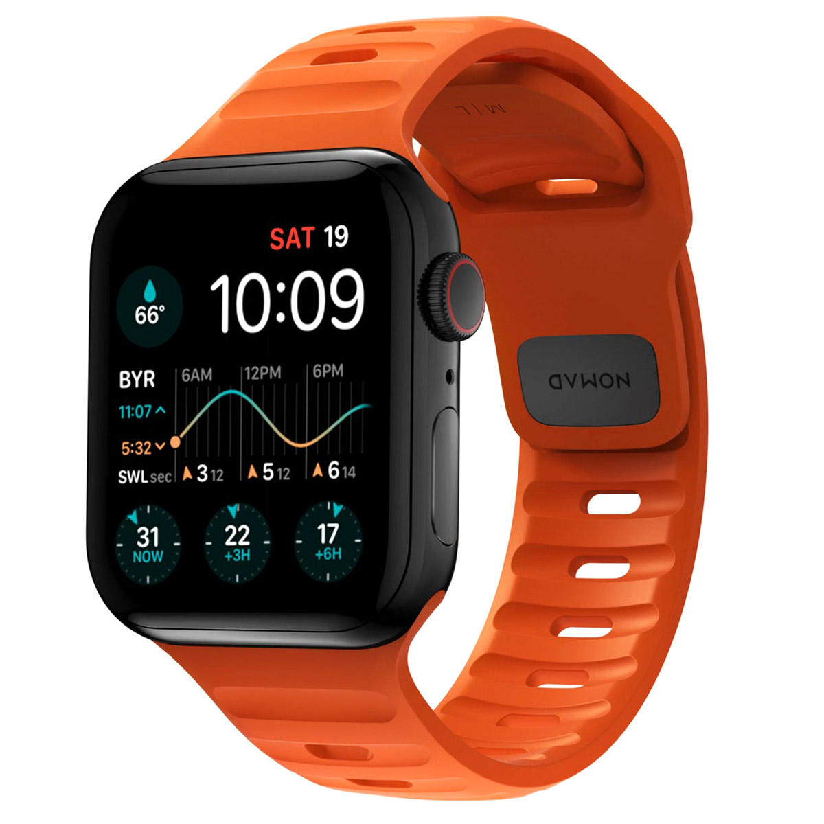 Nomad Bracelet Sport FKM Apple Watch | 38/40/41/42 mm - Ultra Orange