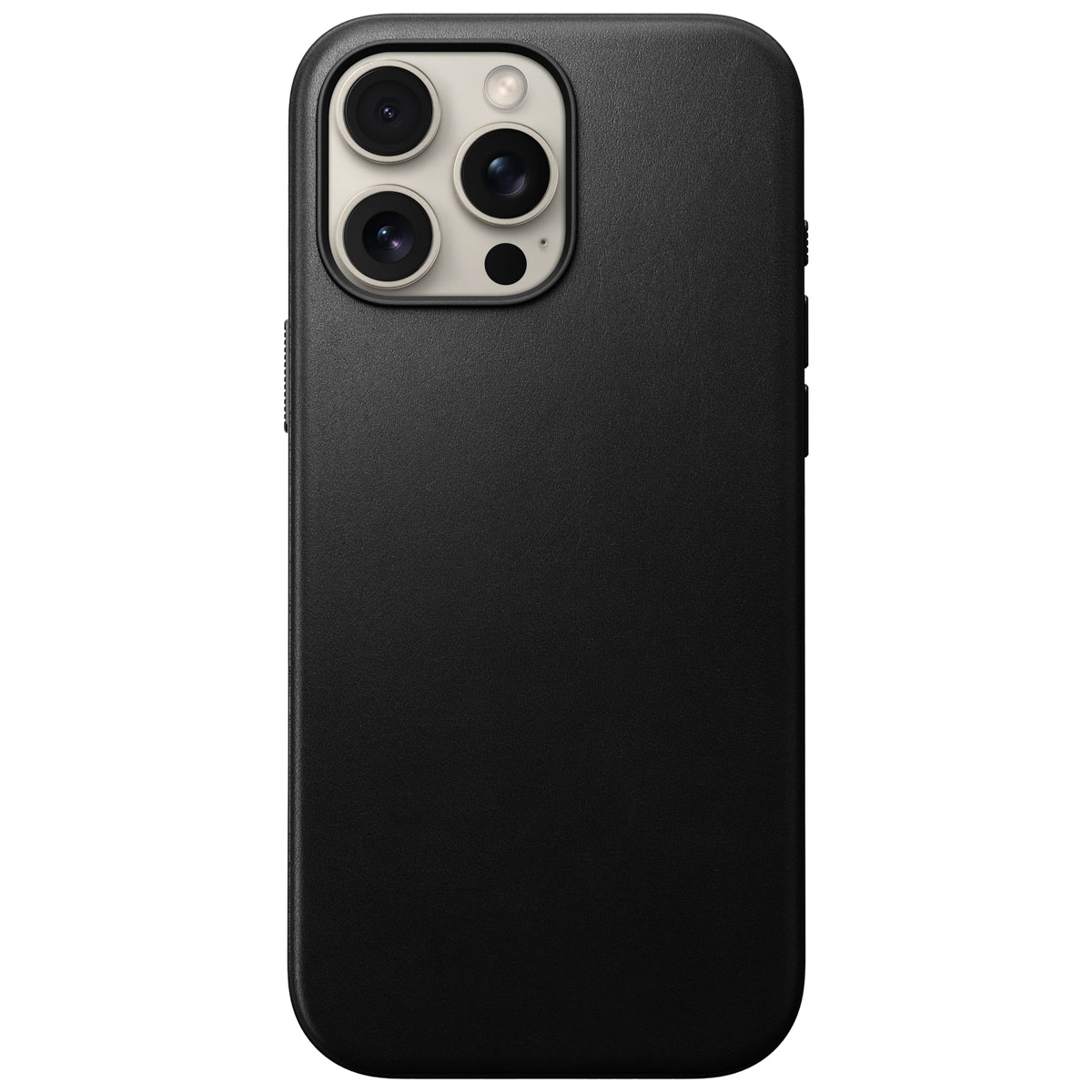 Coque Modern Leather avec MagSafe Apple iPhone 16 Pro Max - Nomad Black