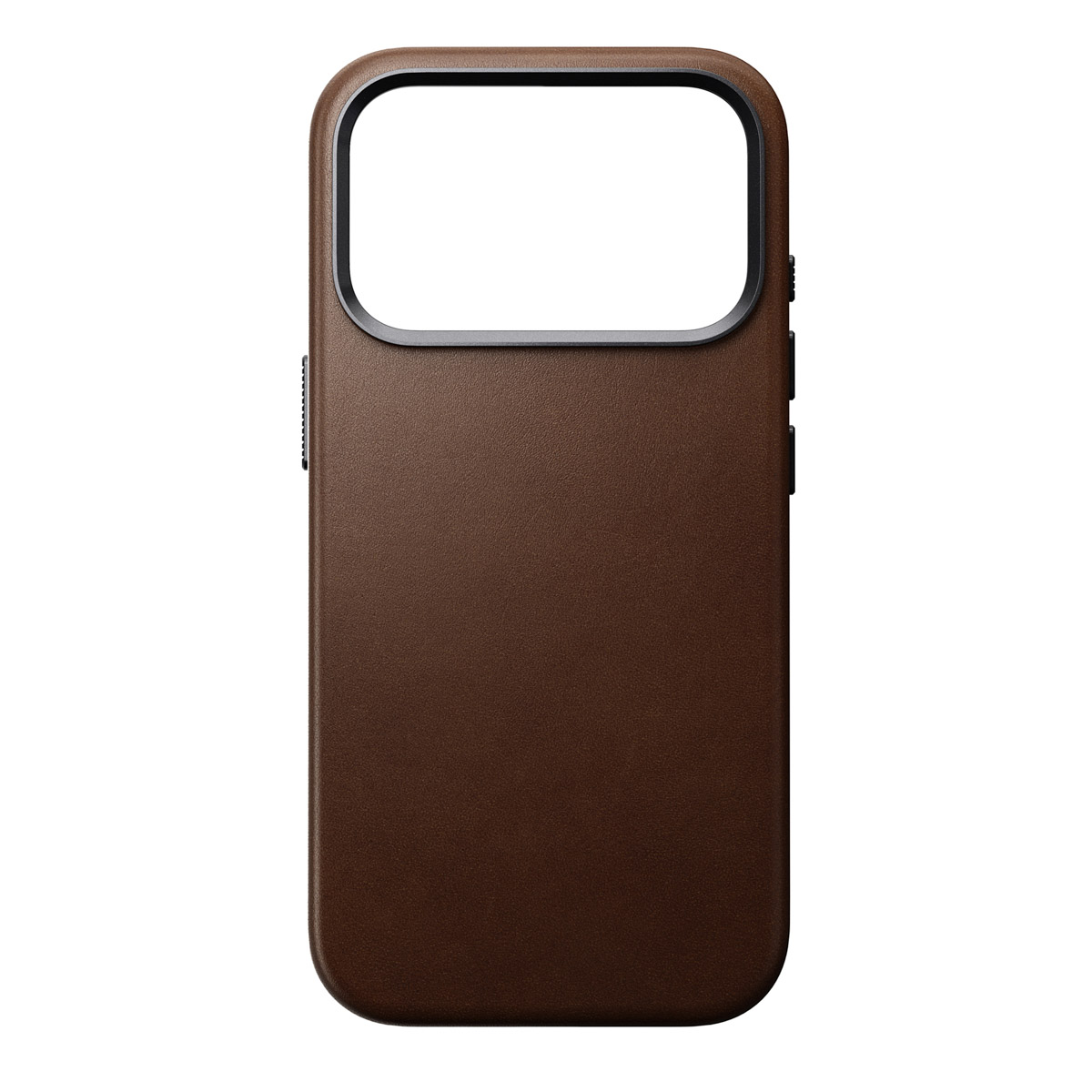 Nomad Traditional Leather Backcover met MagSafe voor de Apple iPhone 17 Pro - Bruin