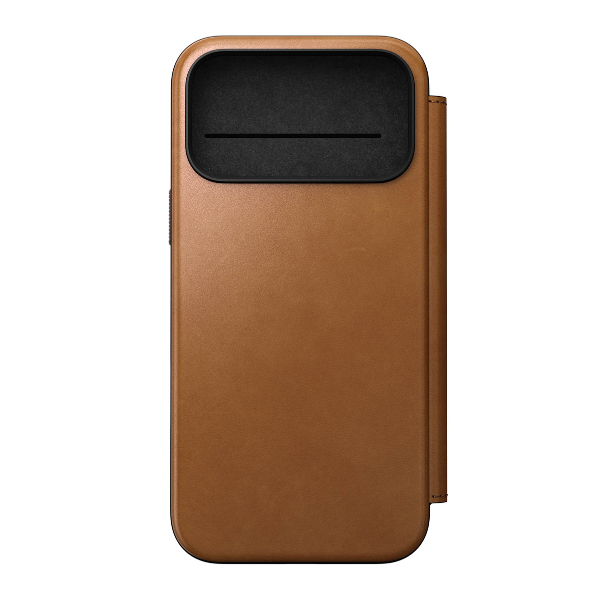 Nomad Modern Leather FolioBookcase voor de Apple iPhone 17 Pro Max - English Tan