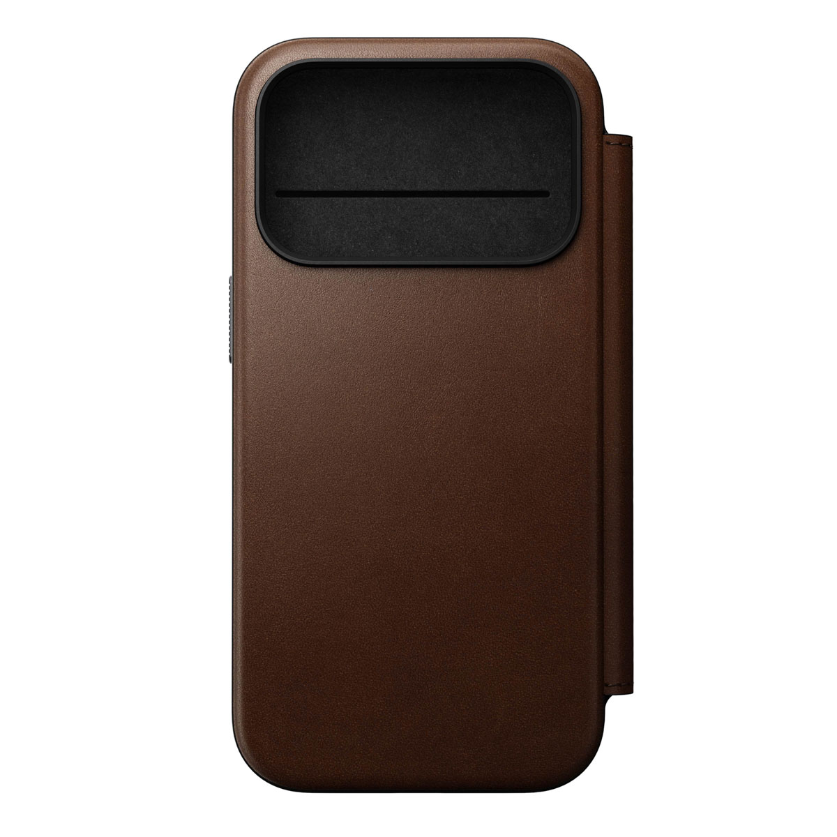 Nomad Modern Leather FolioBookcase voor de Apple iPhone 17 Pro - Bruin