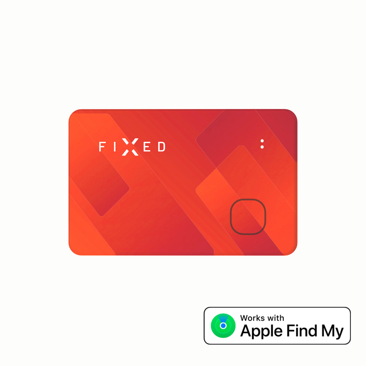 Fixed Tag Card - Bluetooth Tracker voor iOS - Oranje