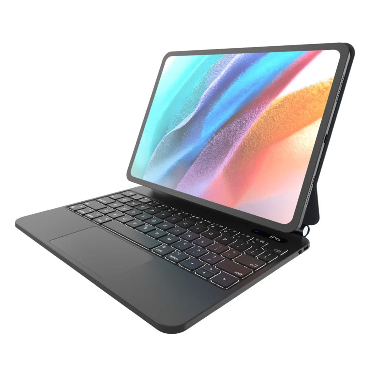 Fixed Typee keyboard case voor de Apple iPad Air 11 inch (2026) M4 / (2025) M3 / (2024) M2 / Air 5 (2022) / Air 4 (2020) / Pro 11 (18/20/21/22) - QWERTY / NL - Zwart