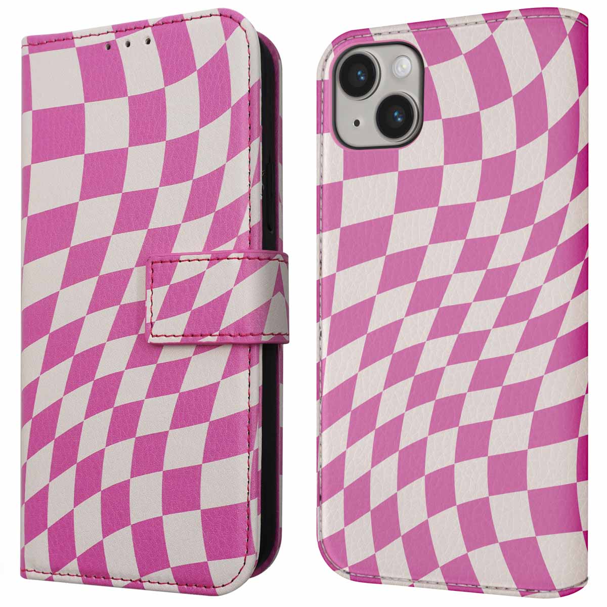 imoshion Design Bookcase voor de Apple iPhone 14 - Retro Pink