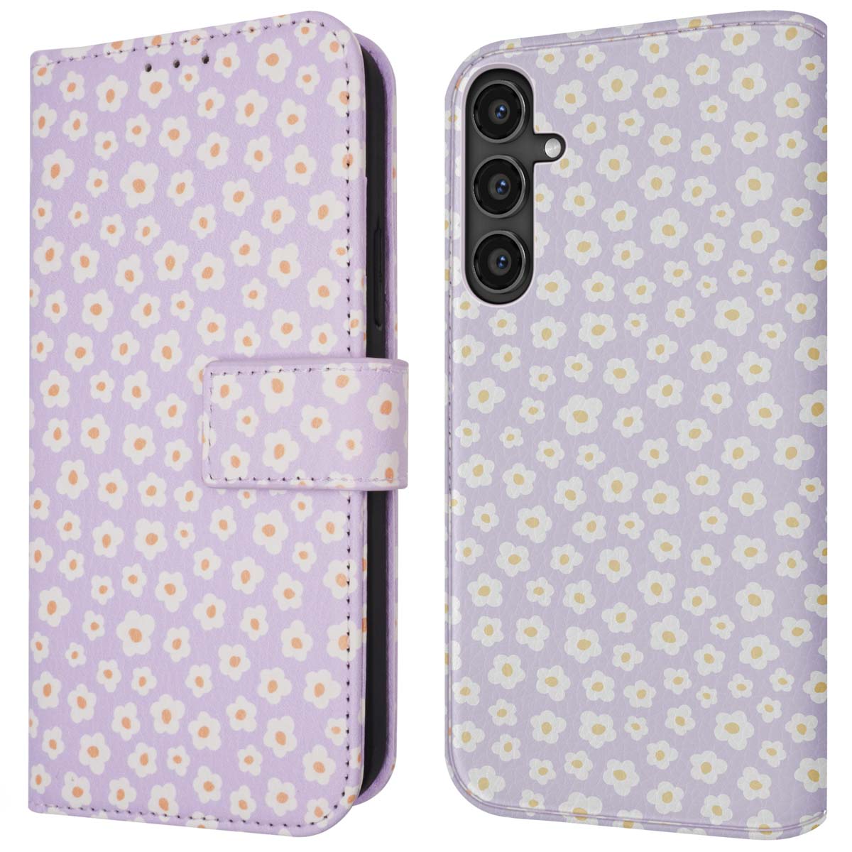 imoshion Design Bookcase voor de Samsung Galaxy S23 FE - White Daisy
