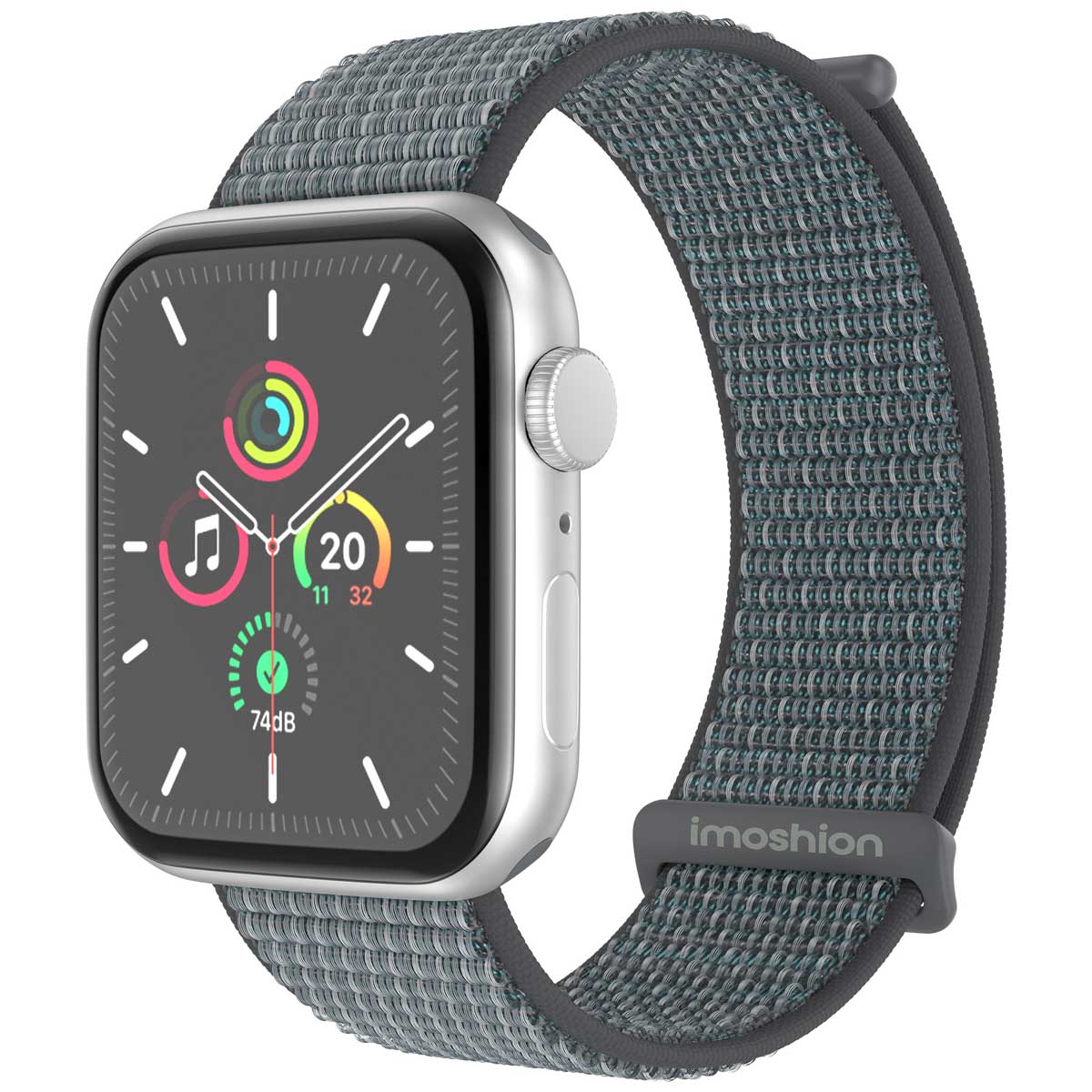 imoshion Nylon bandje voor de Apple Watch | 38/40/41/42 mm - Ash Green