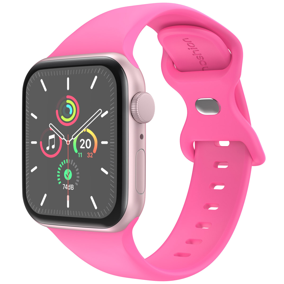 imoshion Siliconen⁺ bandje voor de Apple Watch | 38/40/41/42 mm - Maat S/M - Barbie Pink