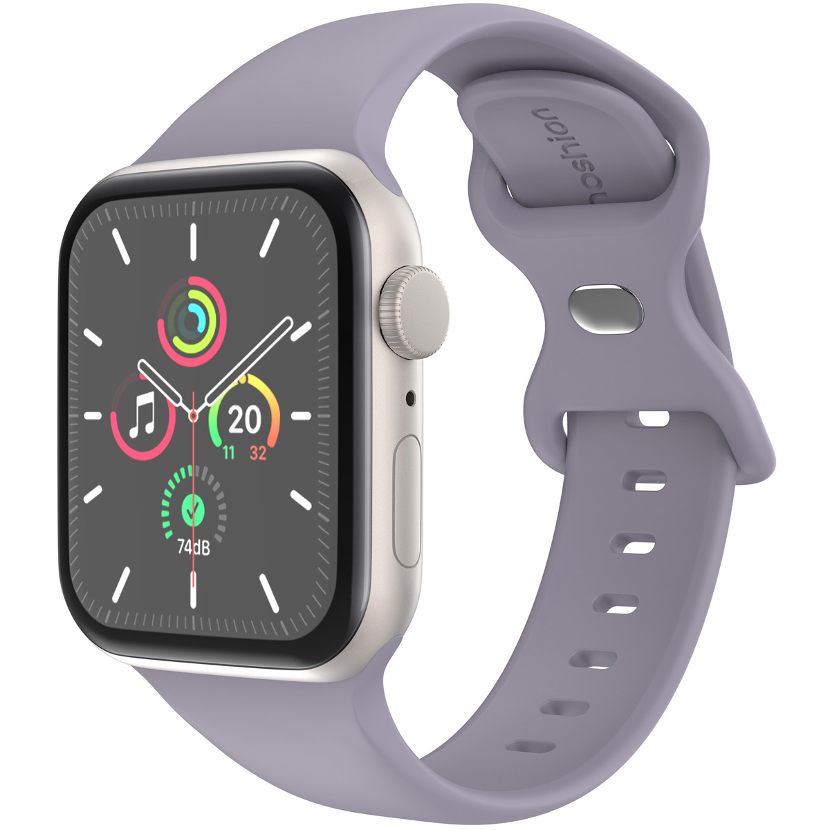 imoshion Siliconen⁺ bandje voor de Apple Watch | 38/40/41/42 mm - Maat S/M - Lavender