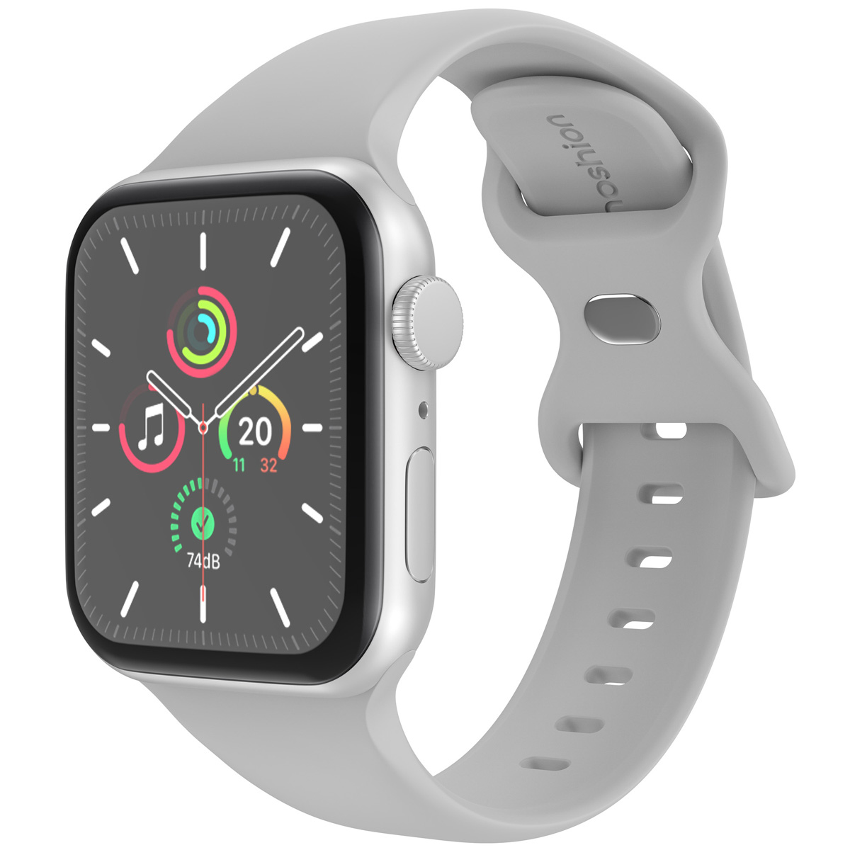 imoshion Bracelet en silicone⁺ Apple Watch | 44/45/46/49 mm - Taille M/L - Fog