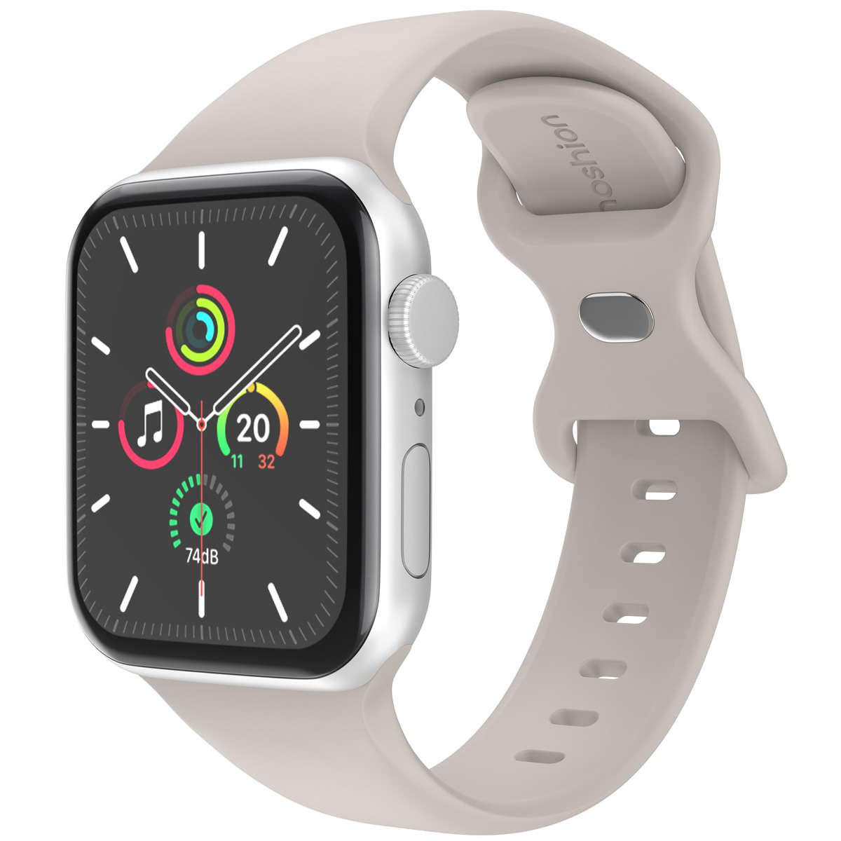 imoshion Bracelet en silicone⁺ Apple Watch | 44/45/46/49 mm - Taille M/L - Stone