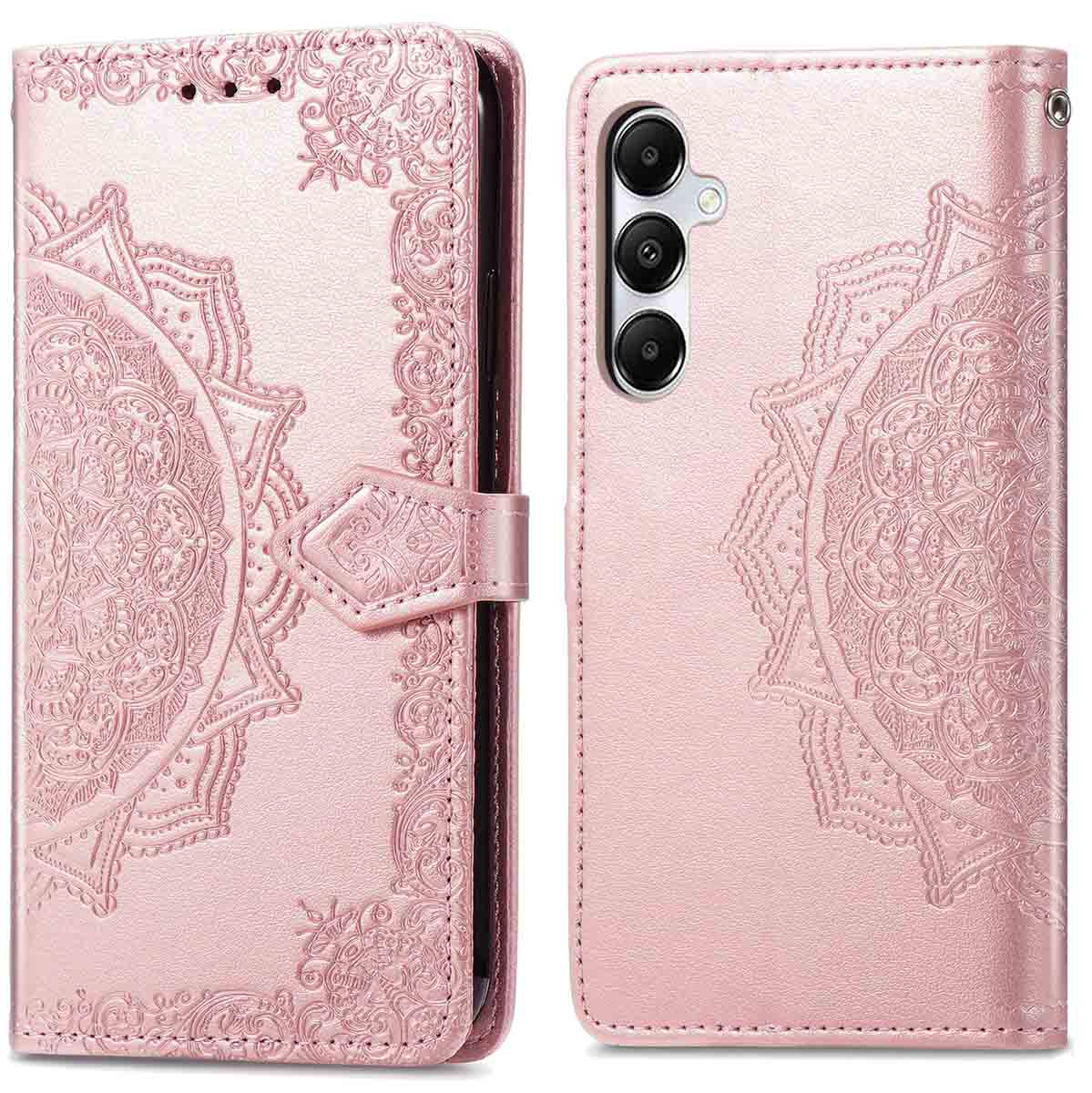 imoshion Mandala Bookcase voor de Samsung Galaxy A55 - Rosé Goud