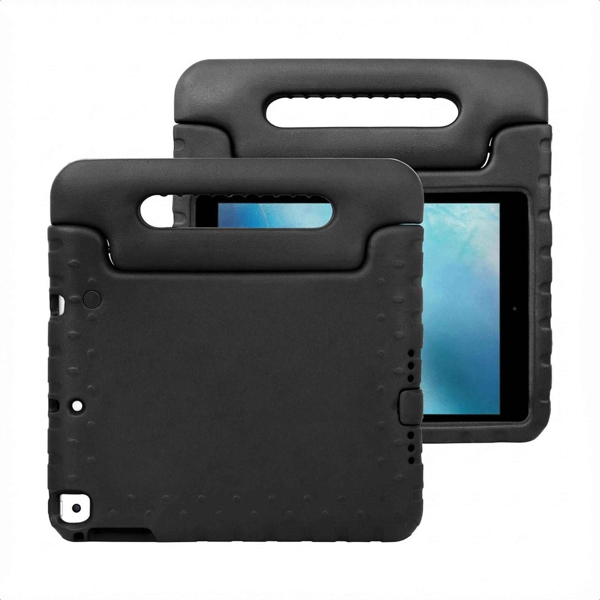 imoshion Kidsproof Backcover met handvat voor de Apple iPad 6 (2018) 9.7 inch / iPad 5 (2017) 9.7 inch - Zwart