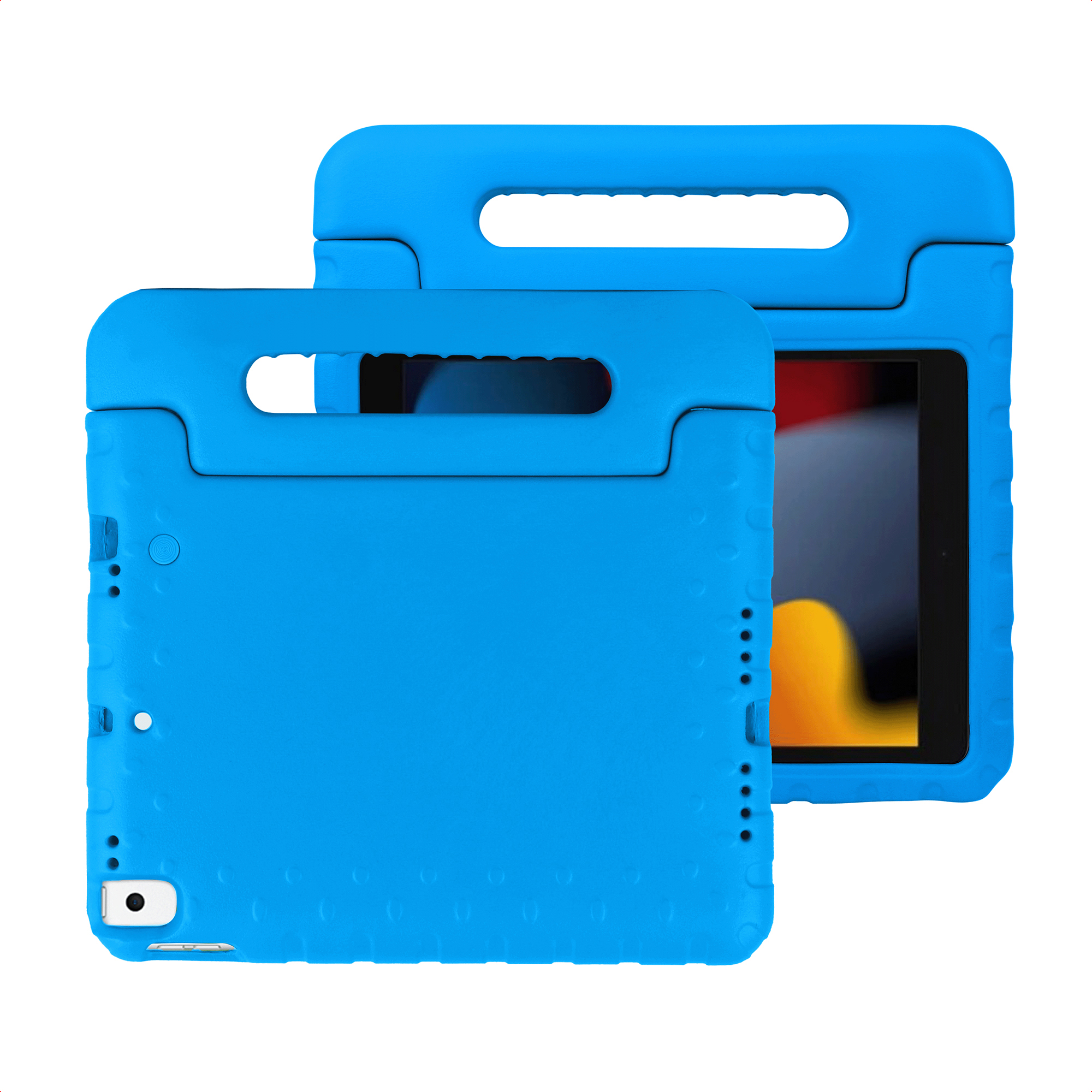 imoshion Kidsproof Backcover met handvat voor de Apple iPad 9 (2021) 10.2 inch / iPad 8 (2020) 10.2 inch / iPad 7 (2019) 10.2 inch - Blauw