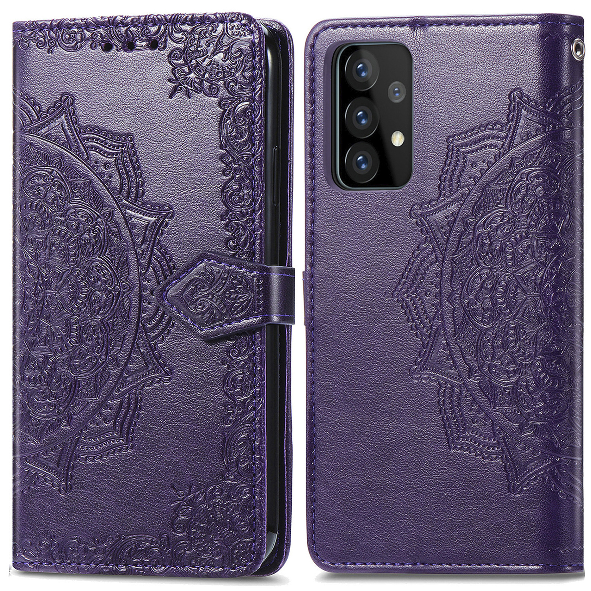 imoshion Mandala Bookcase voor de Samsung Galaxy A52(s) (5G/4G) - Paars