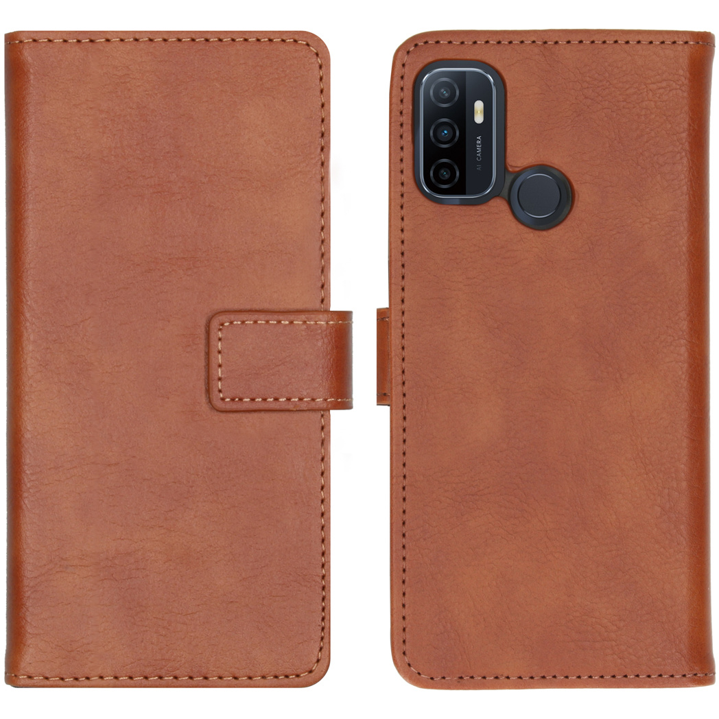 imoshion Luxe Bookcase voor de Oppo A53 / Oppo A53s - Bruin