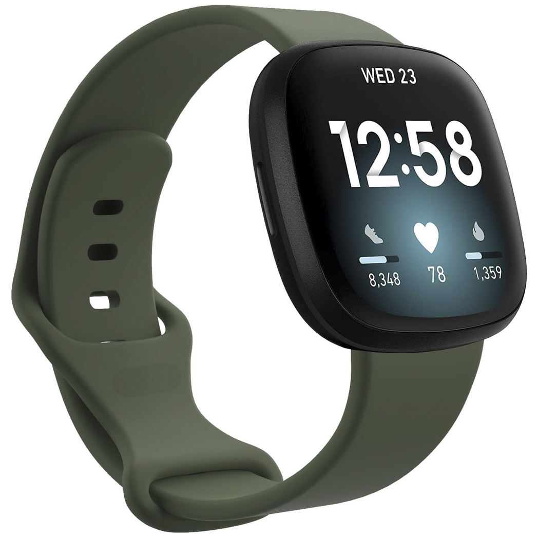 imoshion Siliconen bandje voor de Fitbit Versa 4/ 3 / Sense (2) - Groen