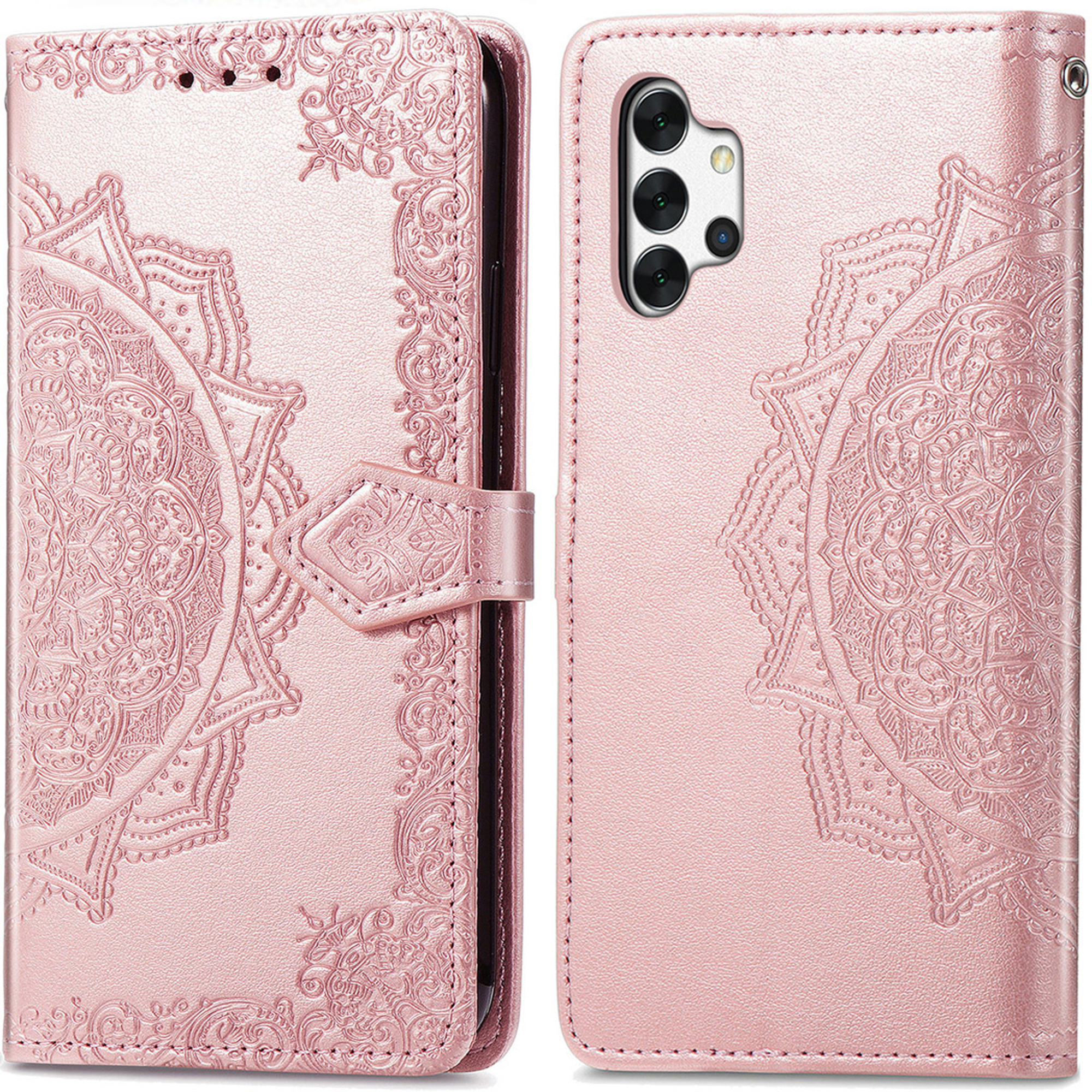 imoshion Mandala Bookcase voor de Samsung Galaxy A32 (4G) - Rosé Goud
