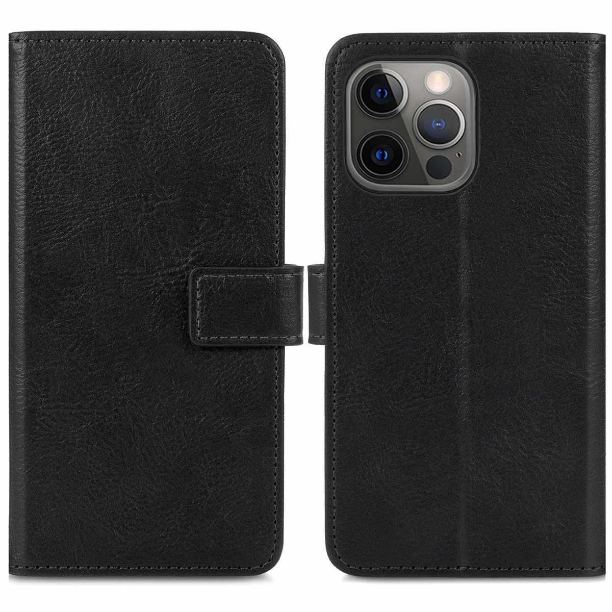imoshion Luxe Bookcase voor de Apple iPhone 13 Pro Max - Zwart