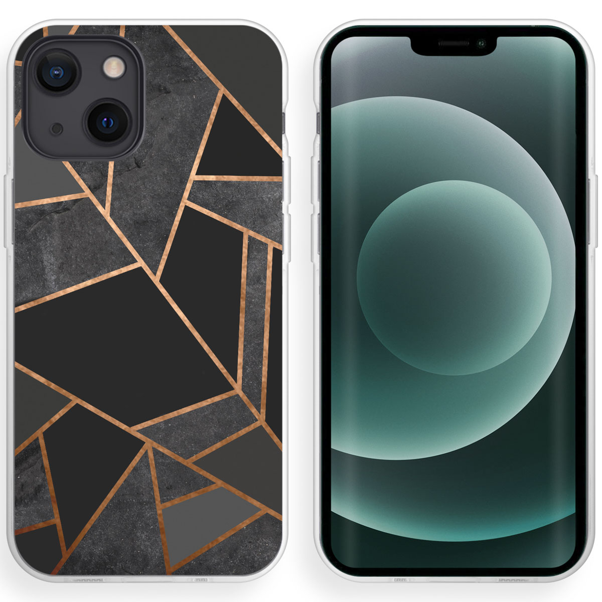 imoshion Coque Design Apple iPhone 13 Mini - Black Graphic