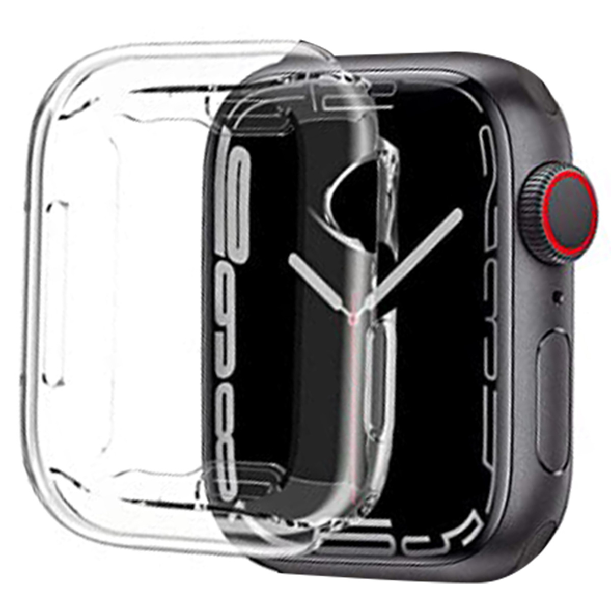 imoshion Full Cover Softcase voor de Apple Watch Series 7 / 8 / 9 - 41 mm - Transparant