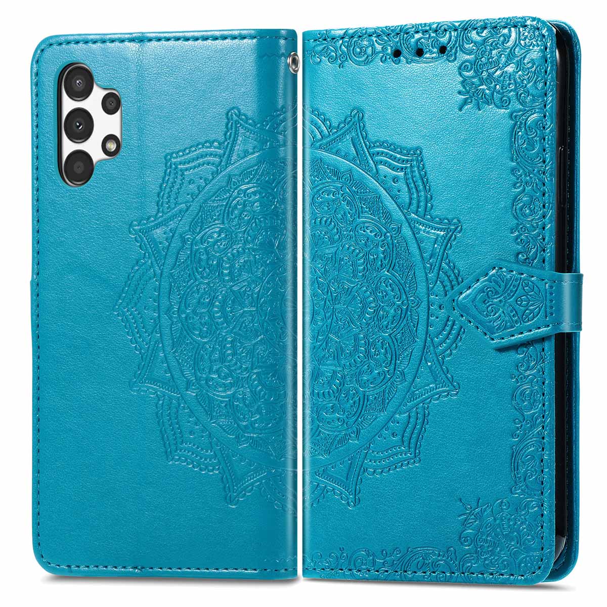 imoshion Mandala Bookcase voor de Samsung Galaxy A13 (4G) - Turquoise