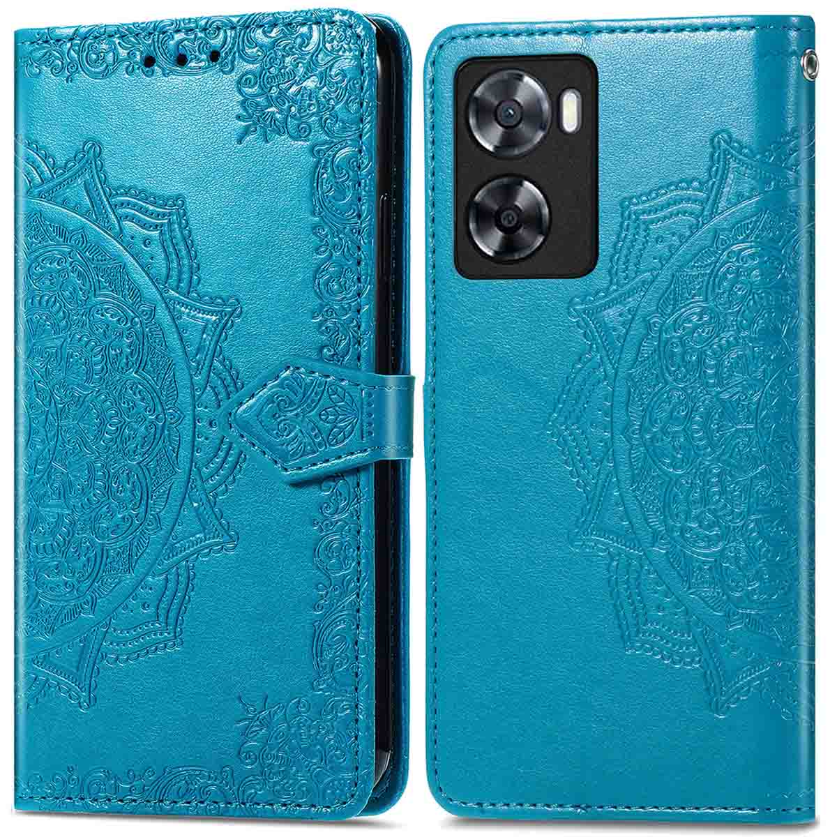 imoshion Mandala Bookcase voor de Oppo A57(s) - Turquoise