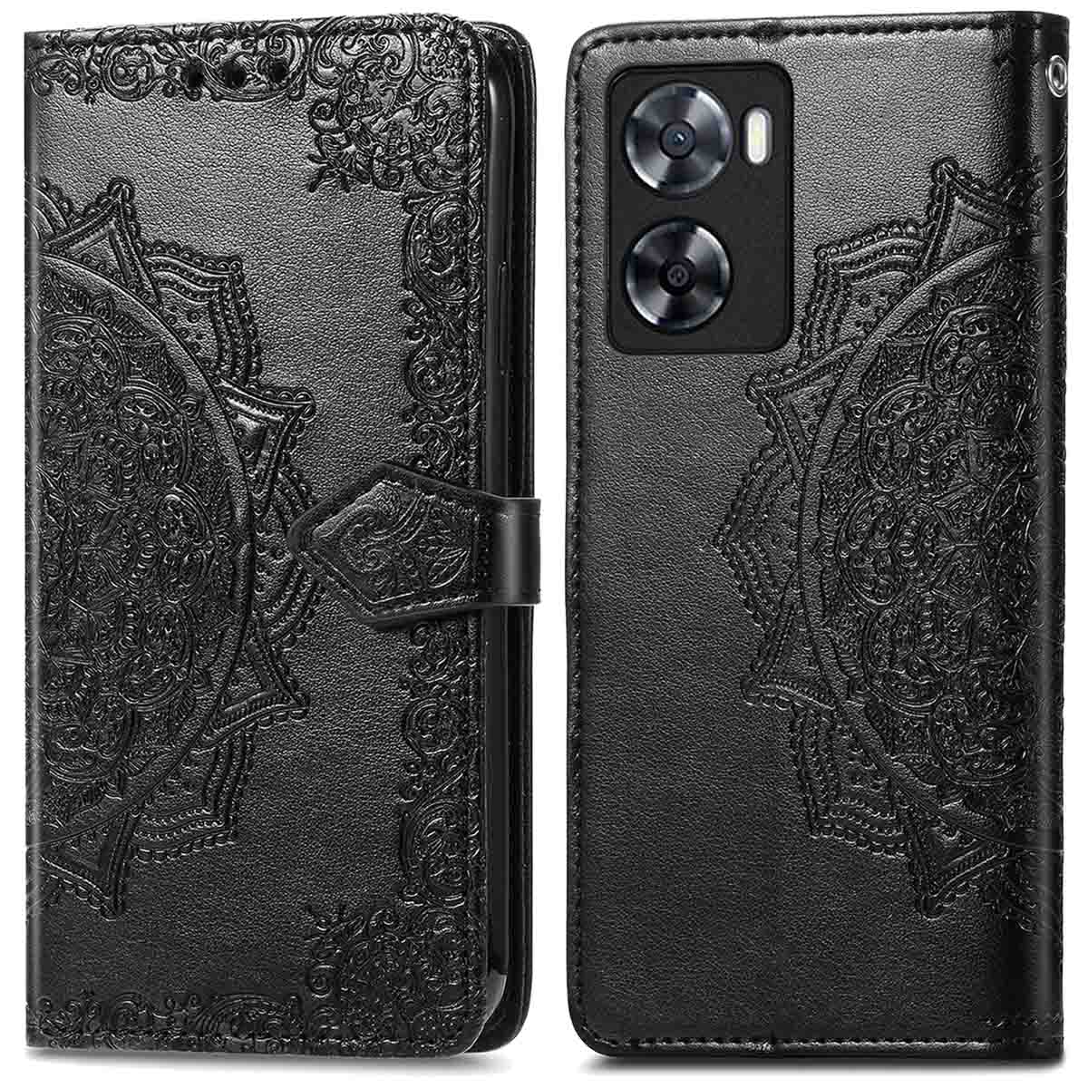 imoshion Mandala Bookcase voor de Oppo A57(s) - Zwart