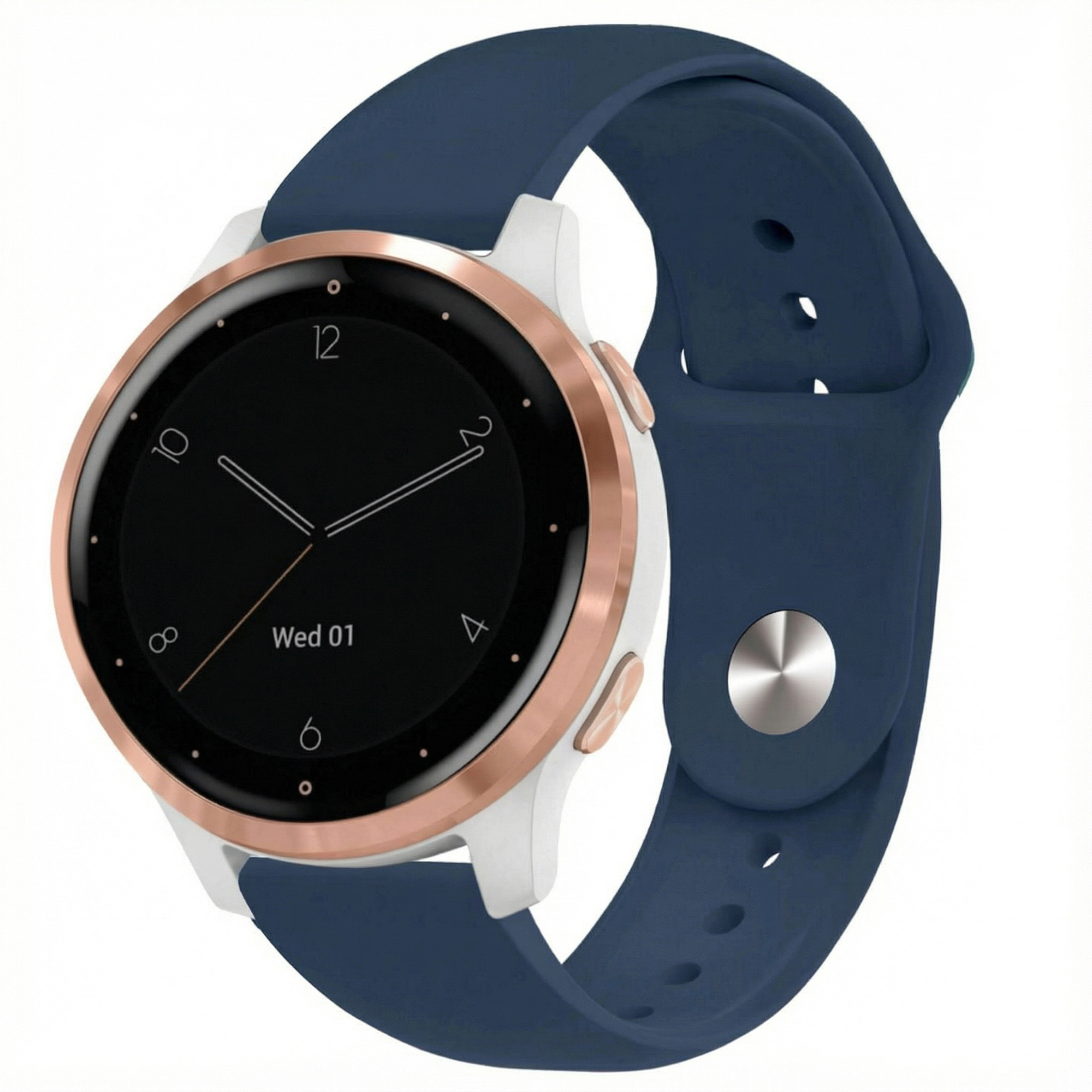 imoshion Siliconen Sport bandje - Universeel 18 mm aansluiting - Donkerblauw