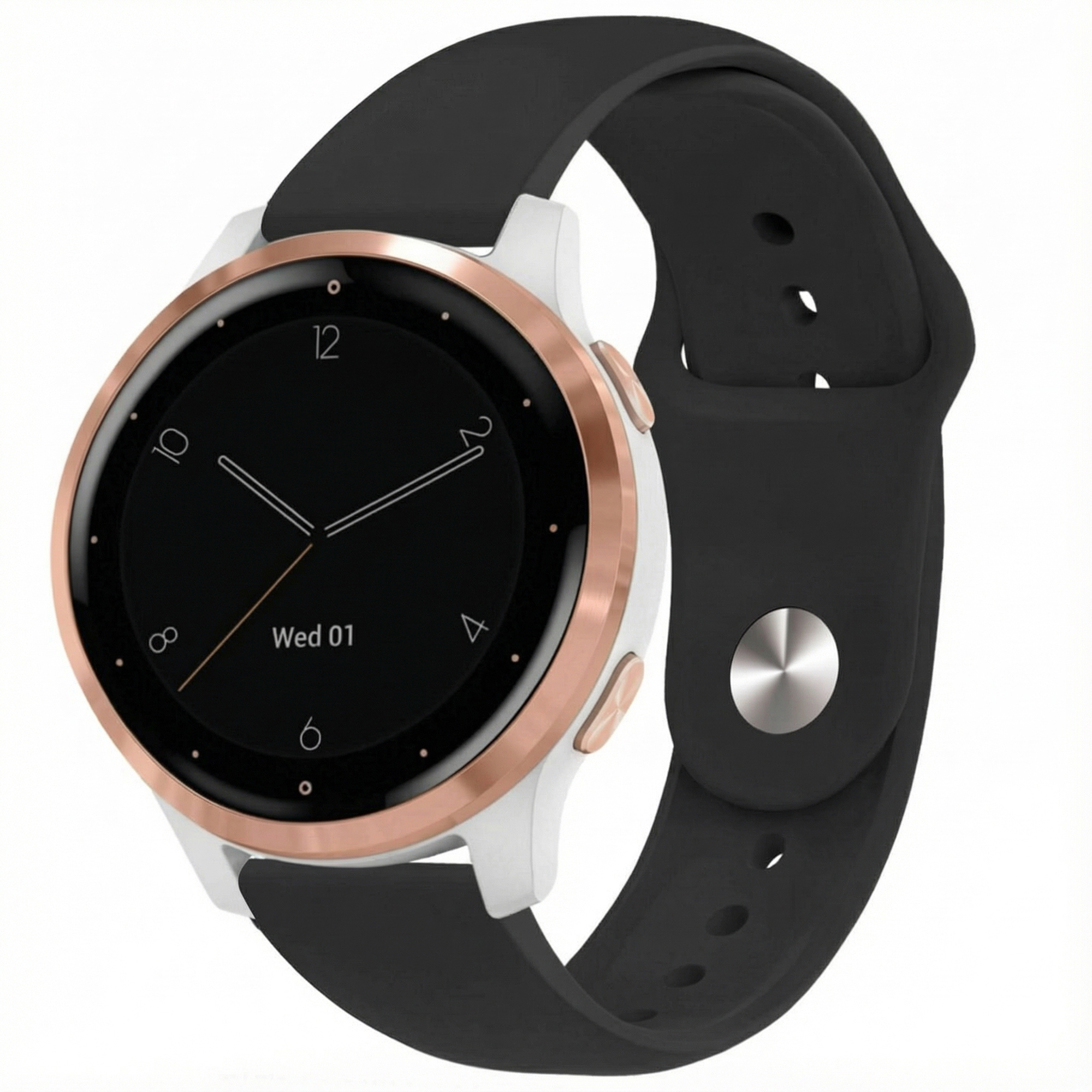 imoshion Siliconen Sport bandje - Universeel 18 mm aansluiting - Zwart