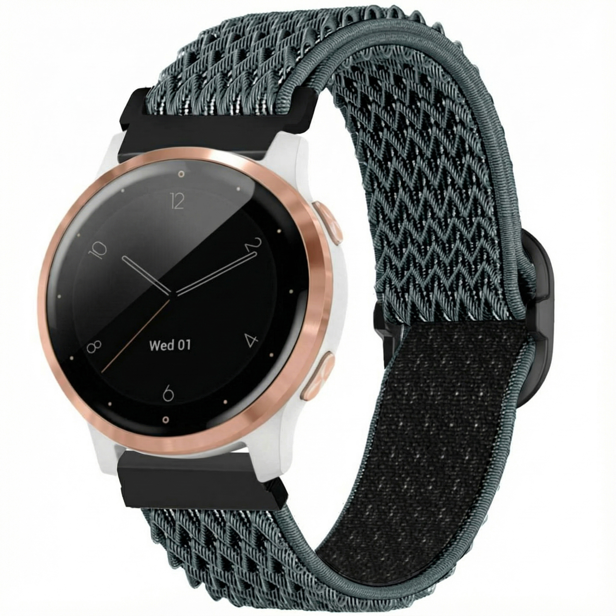 imoshion Elastisch nylon bandje - Universeel 18 mm aansluiting - Lichtgrijs