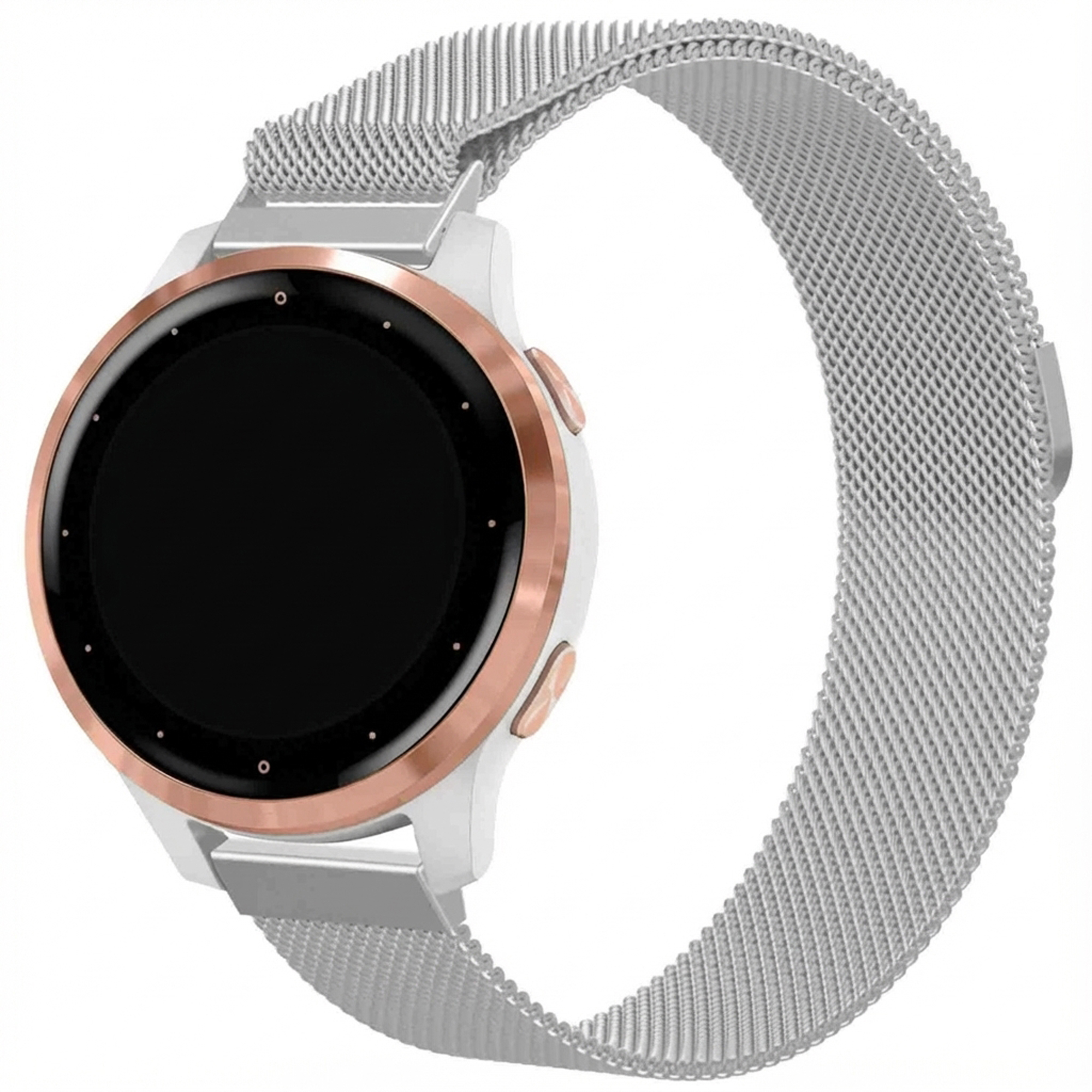 imoshion Milanees bandje - Universeel 18 mm aansluiting - Zilver