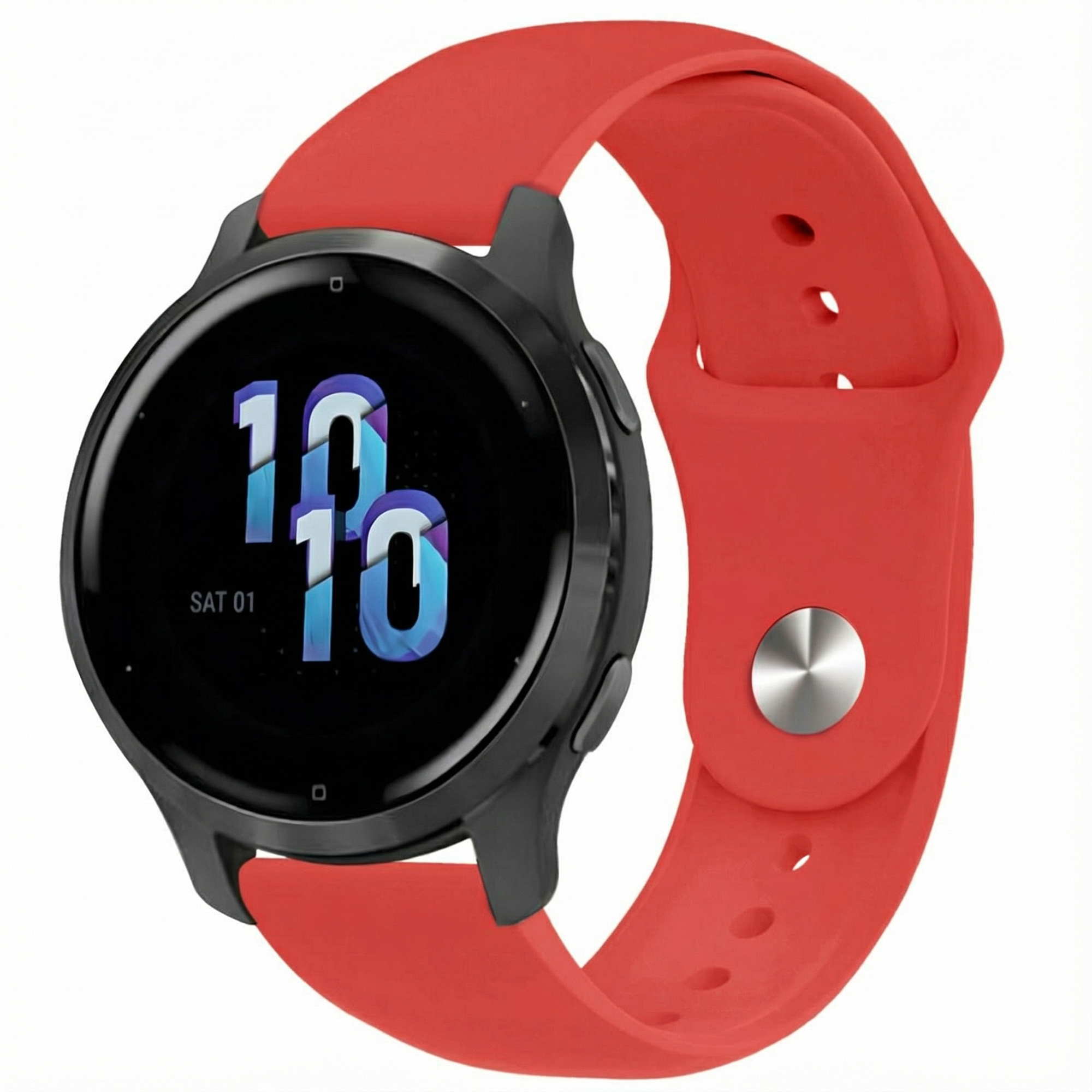 imoshion Siliconen Sport bandje - Universeel 22 mm aansluiting - Rood