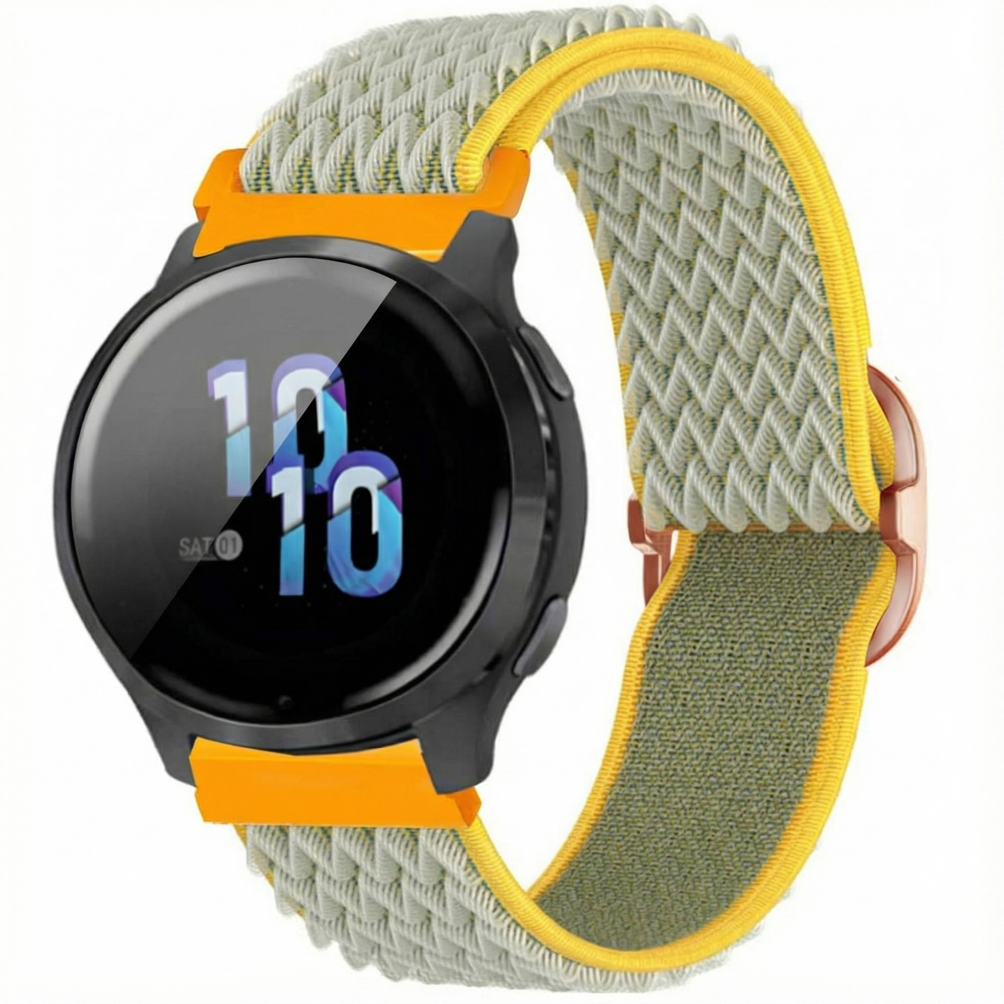 imoshion Elastisch nylonbandje - Universeel 22 mm aansluiting - Green & Yellow