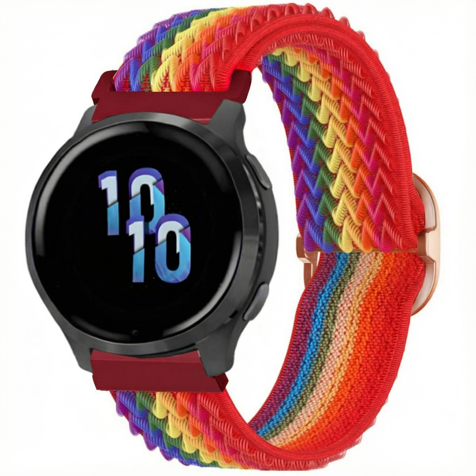 imoshion Elastisch nylonbandje - Universeel 22 mm aansluiting - Rainbow